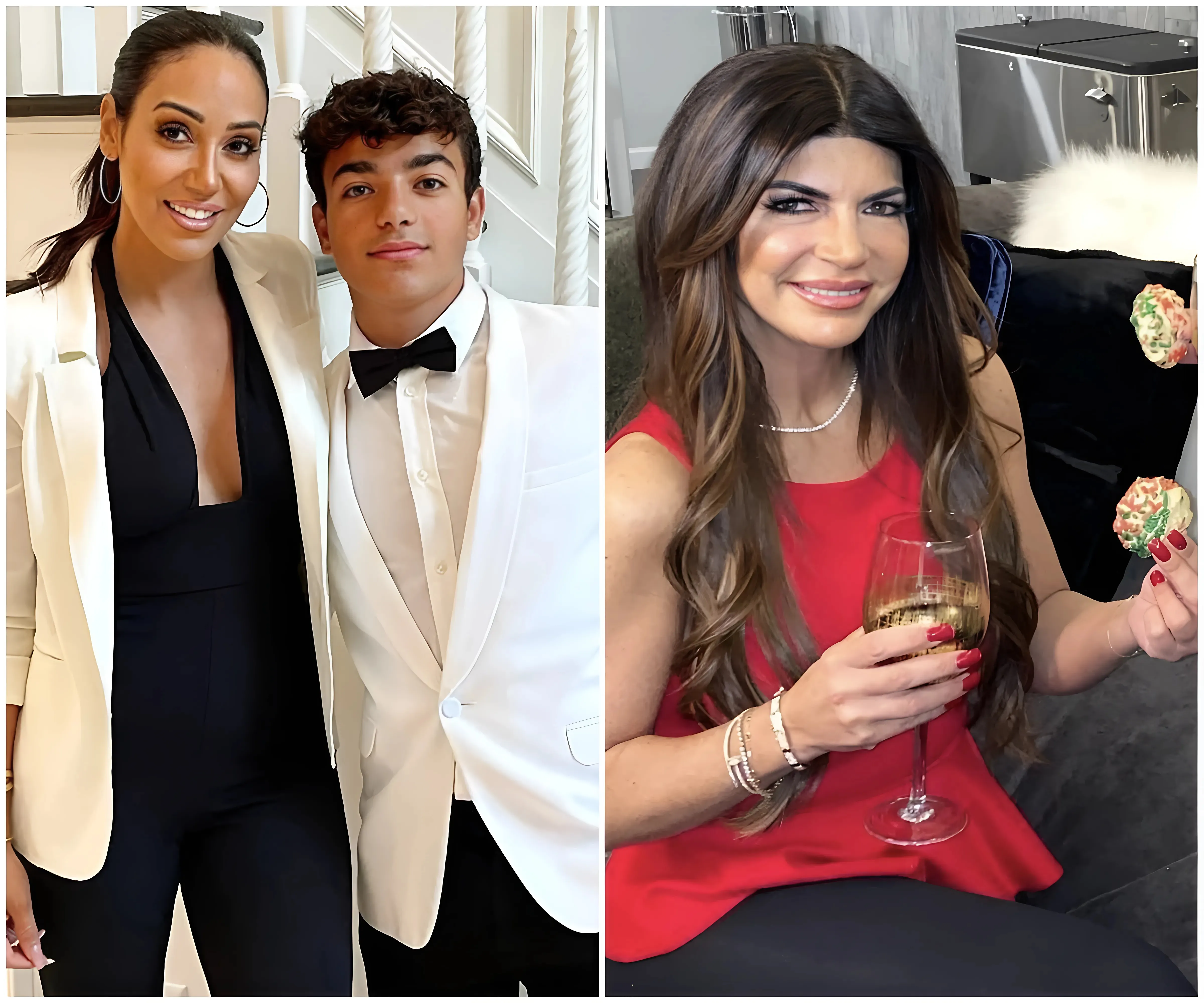 Melissa Gorga's son, Gino Gorga, caused a storm when he publicly posted a text message criticizing Teresa Giudice: "My mother worked hard, stop criticizing Sprinkle Cookie!"