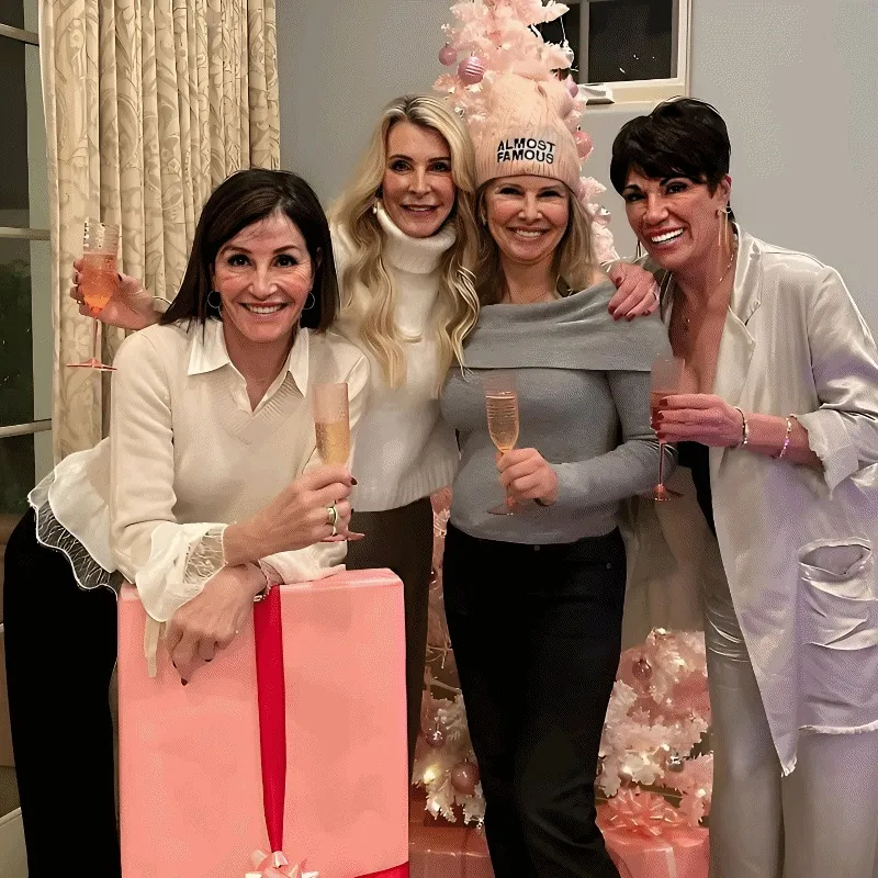 Golden Bachelorette's Joan reunites with fellow contestants at Bachelor star baby shower