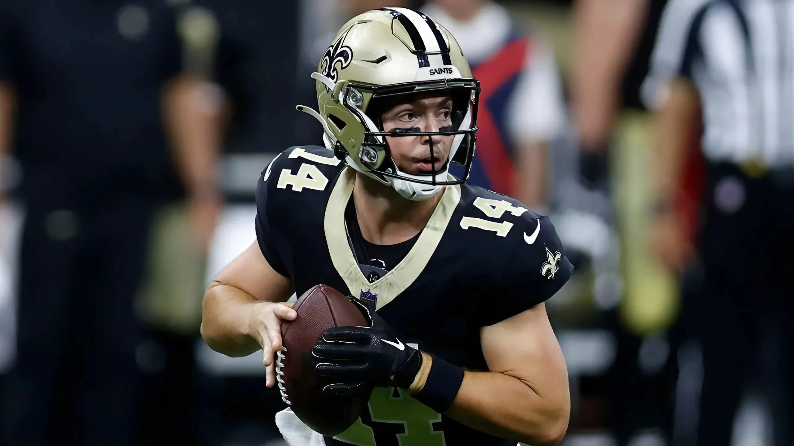 Saints name Jake Haener starting quarterback against Commanders