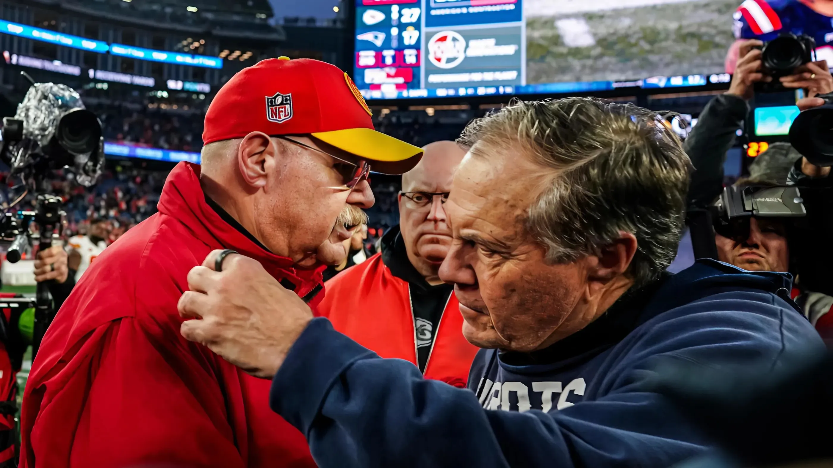 Andy Reid Discusses Bill Belichick's Move to College, Recent Conversation Between Future Hall of Famers