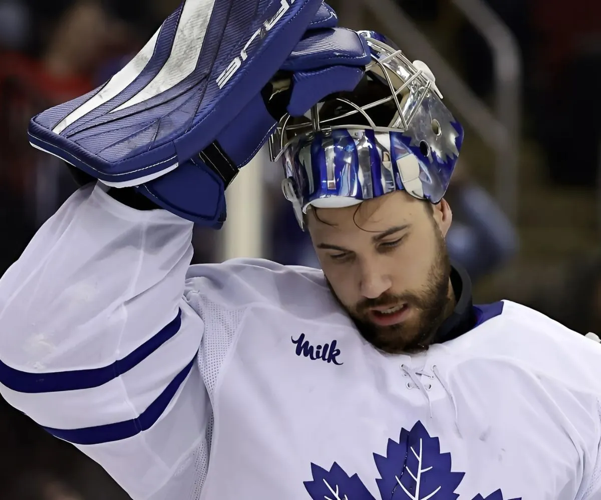 Maple Leafs’ Anthony Stolarz Day-to-Day With Lower-Body Injury