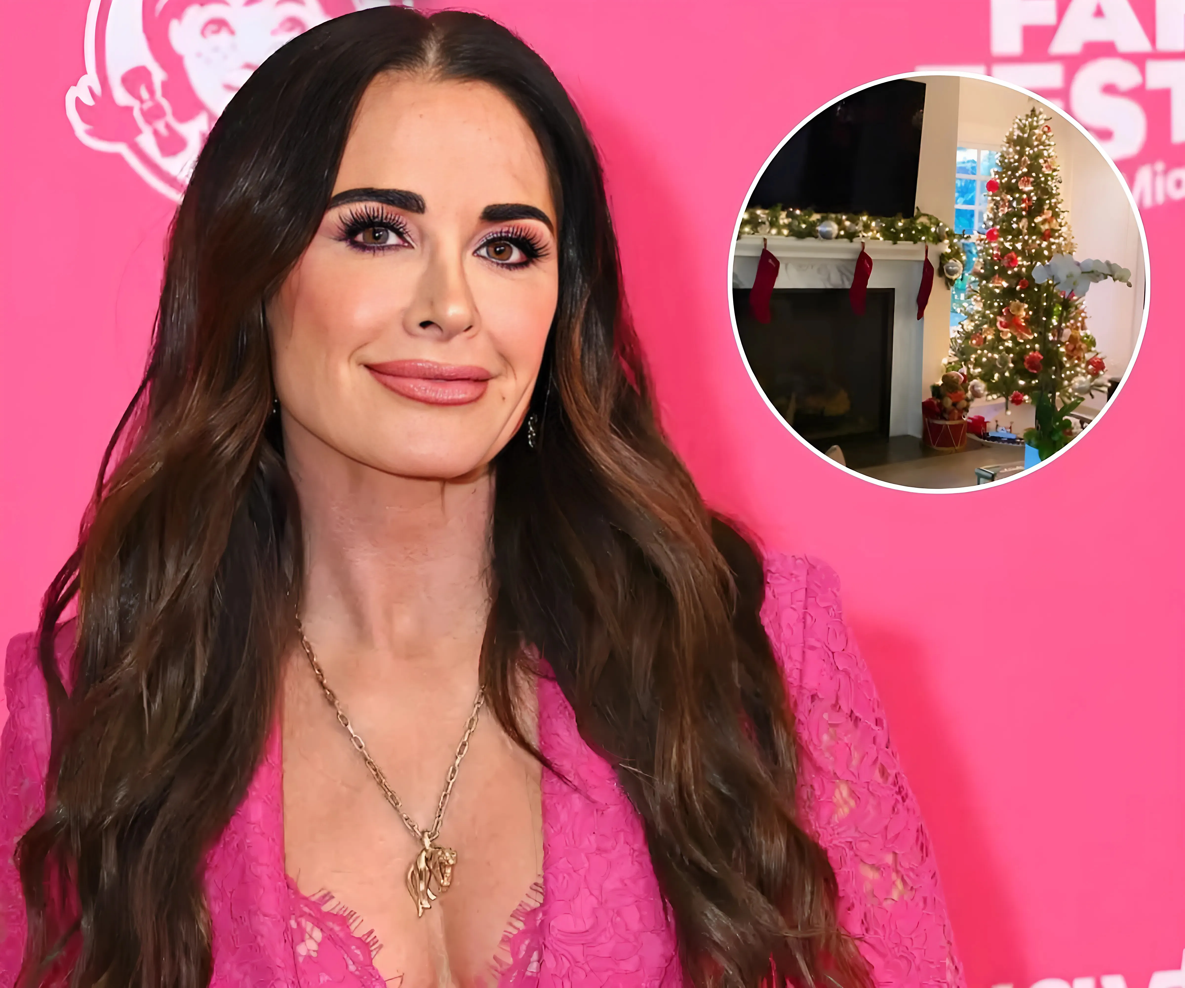 "Kyle Richards Shocks: Mauricio Umansky Secretly Sends Christmas Tree with Gift Box and Strange Message via Shipper – What's the Truth Behind?"