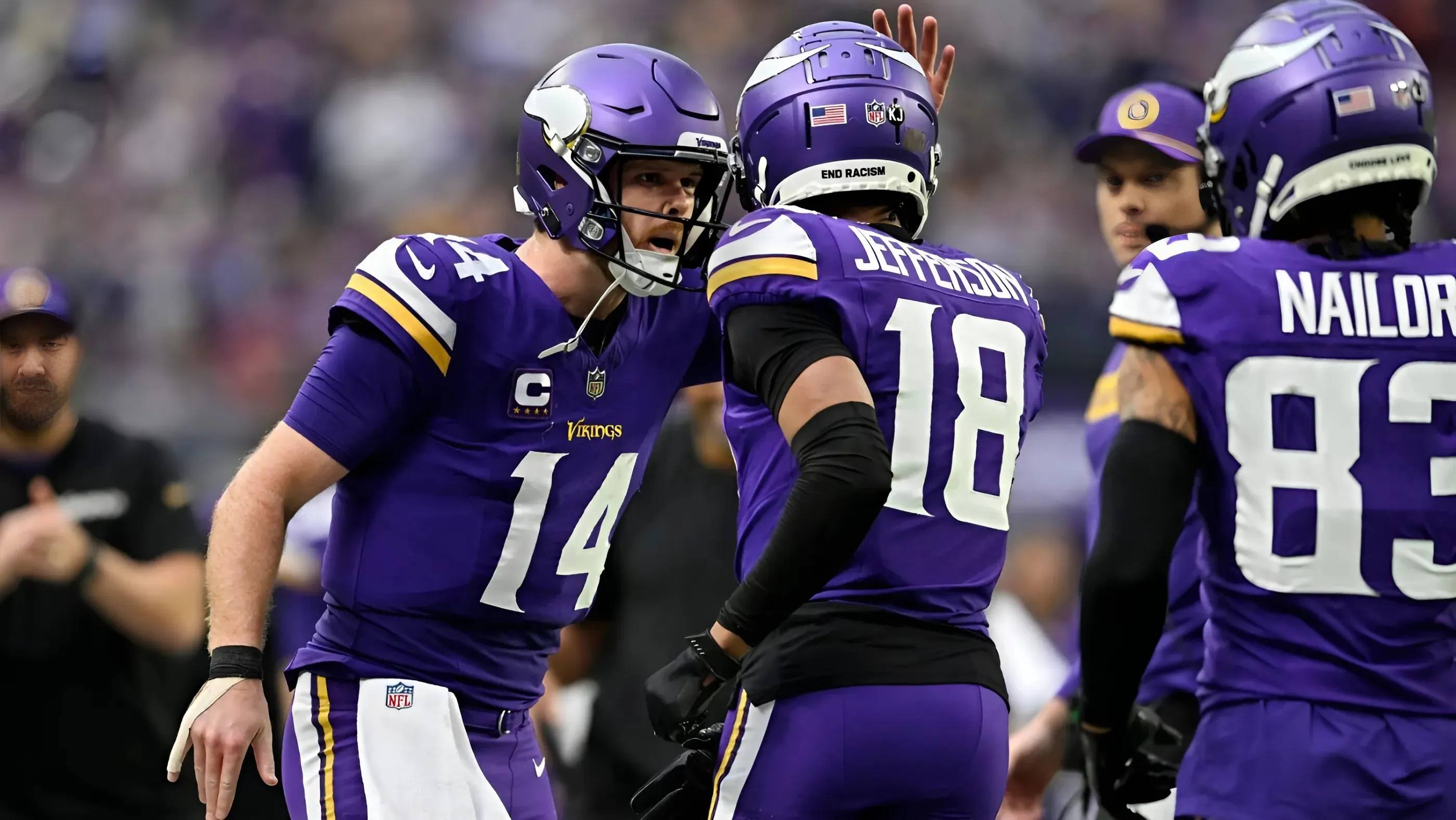 Justin Jefferson explains what he really likes about Sam Darnold’s play as Vikings quarterback