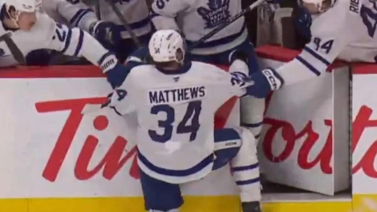 Auston Matthews Was 'A Little Bit Mixed Up' After Losing Skate Blade During Maple Leafs’ Loss To Red Wings