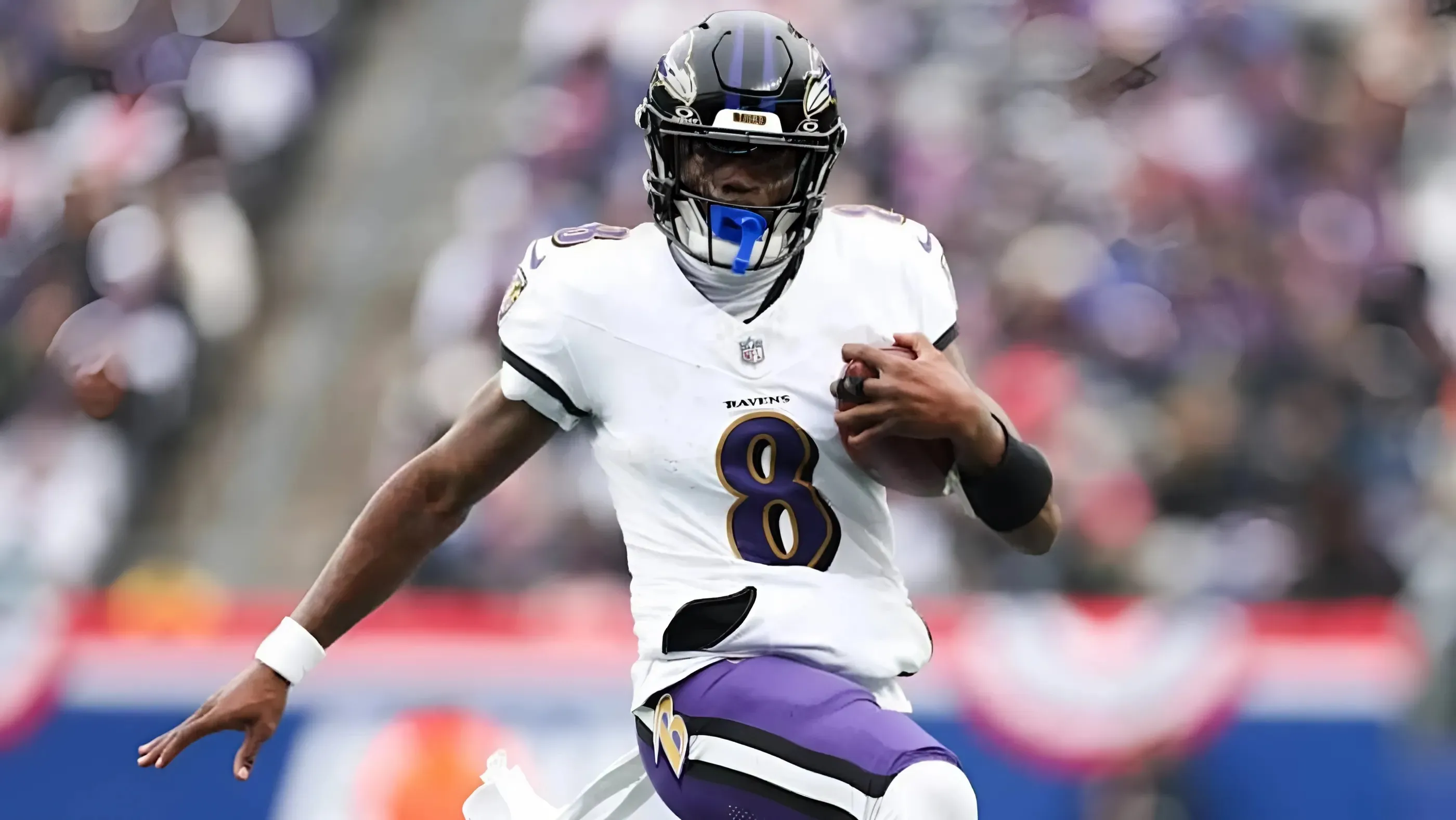 Not even Lamar Jackson's pants could stop him from obliterating Giants