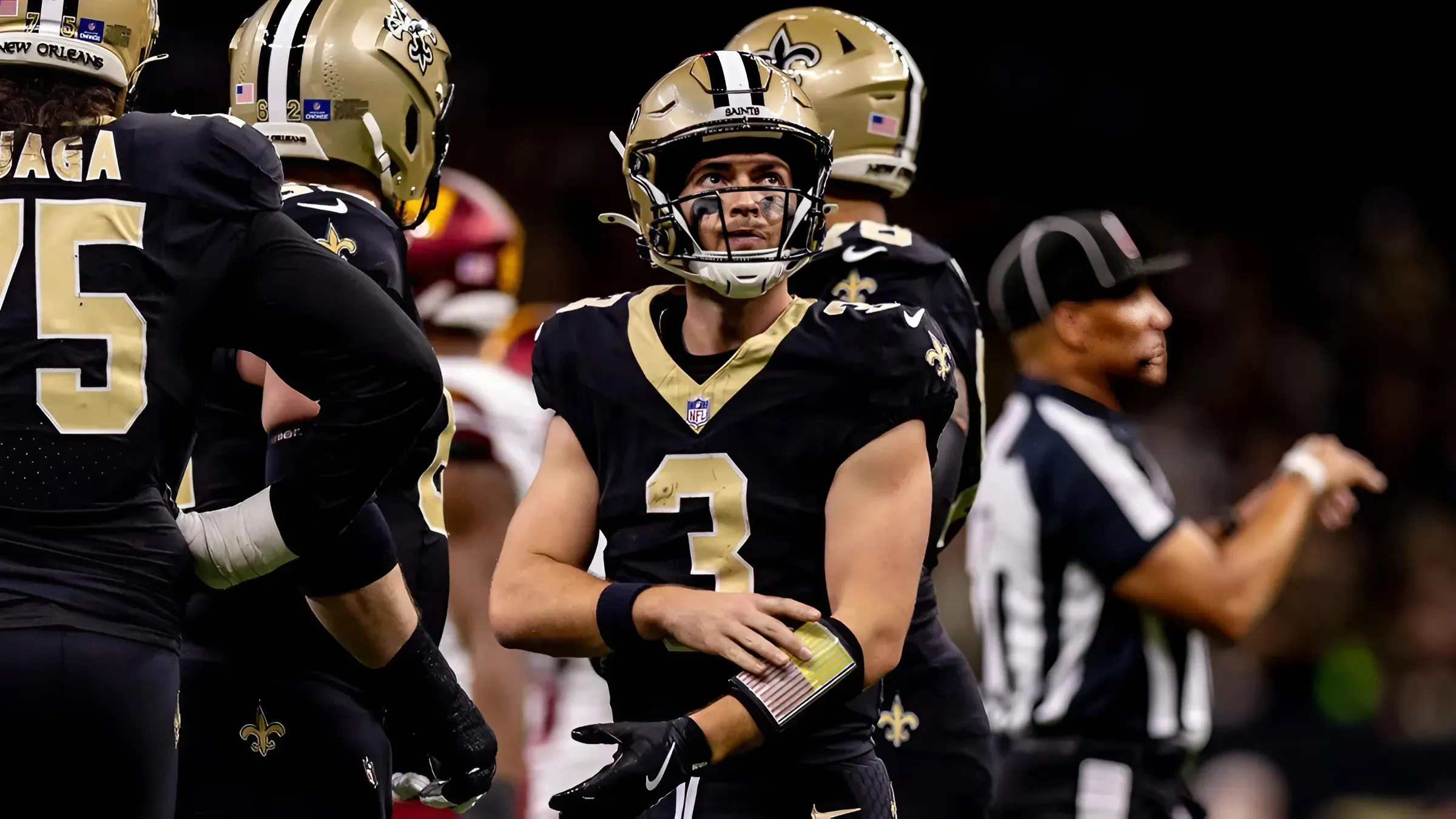 Saints' Darren Rizzi explains why he benched Jake Haener vs. Commanders