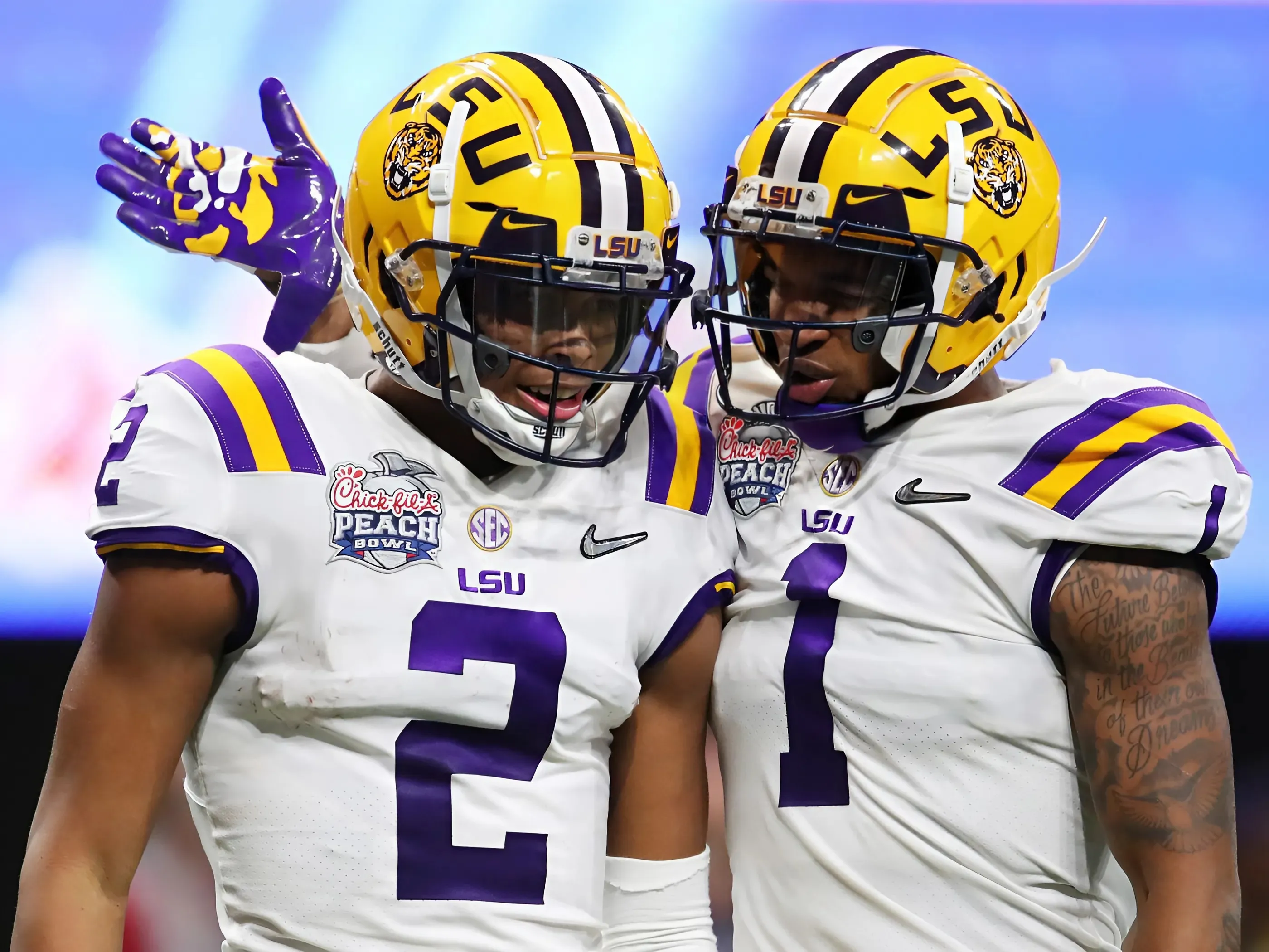 Justin Jefferson says he and his ex-LSU teammate Ja’Marr Chase don't talk much anymore