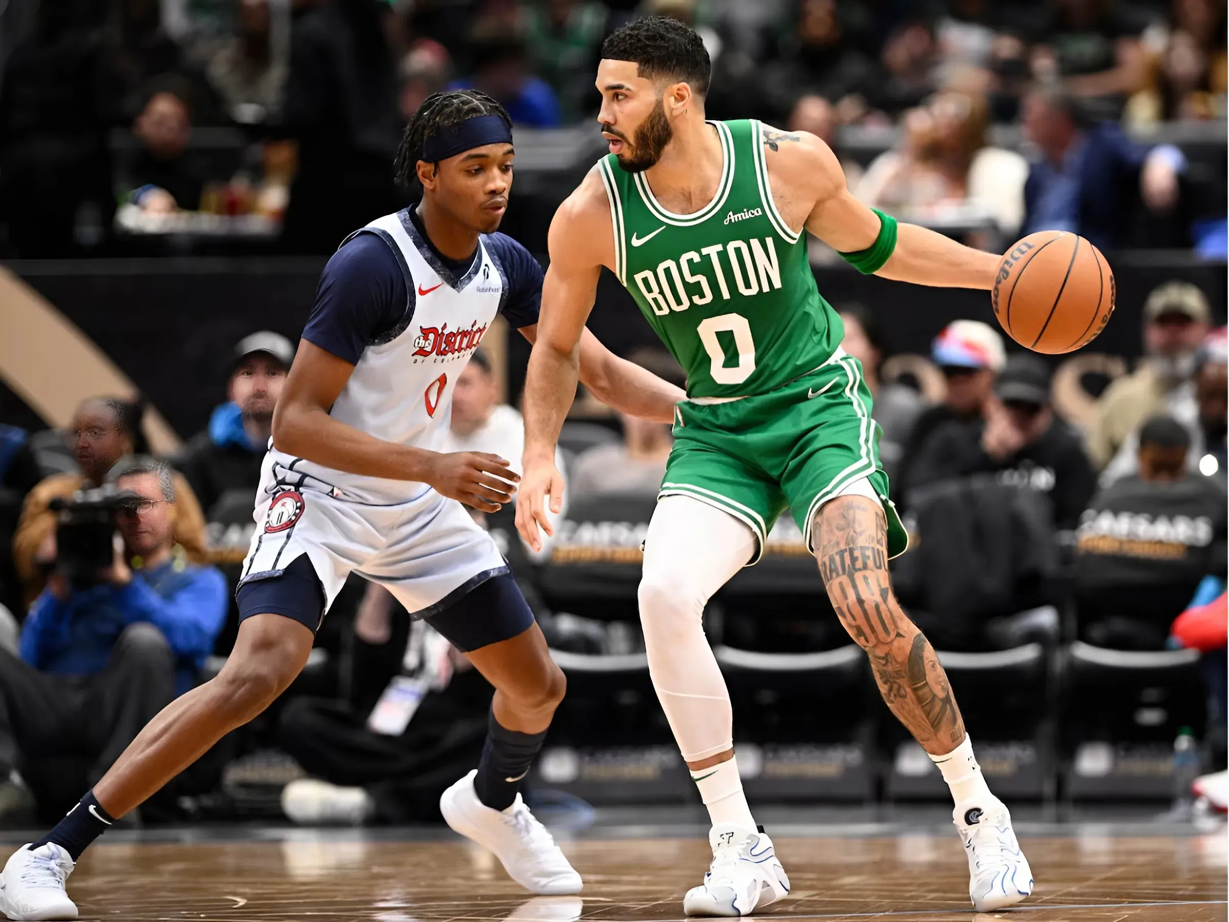 4 takeaways as Celtics beat Wizards, Kristaps Porzingis leaves early