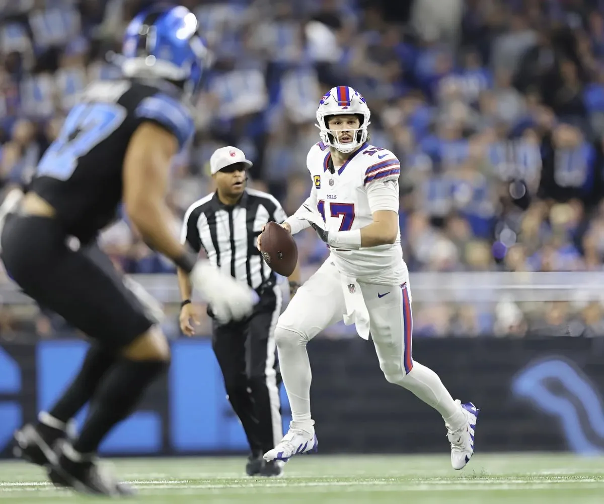 Josh Allen delivers another standout performance, leading the Bills to a 48-42 win that ends the Lions’ winning streak