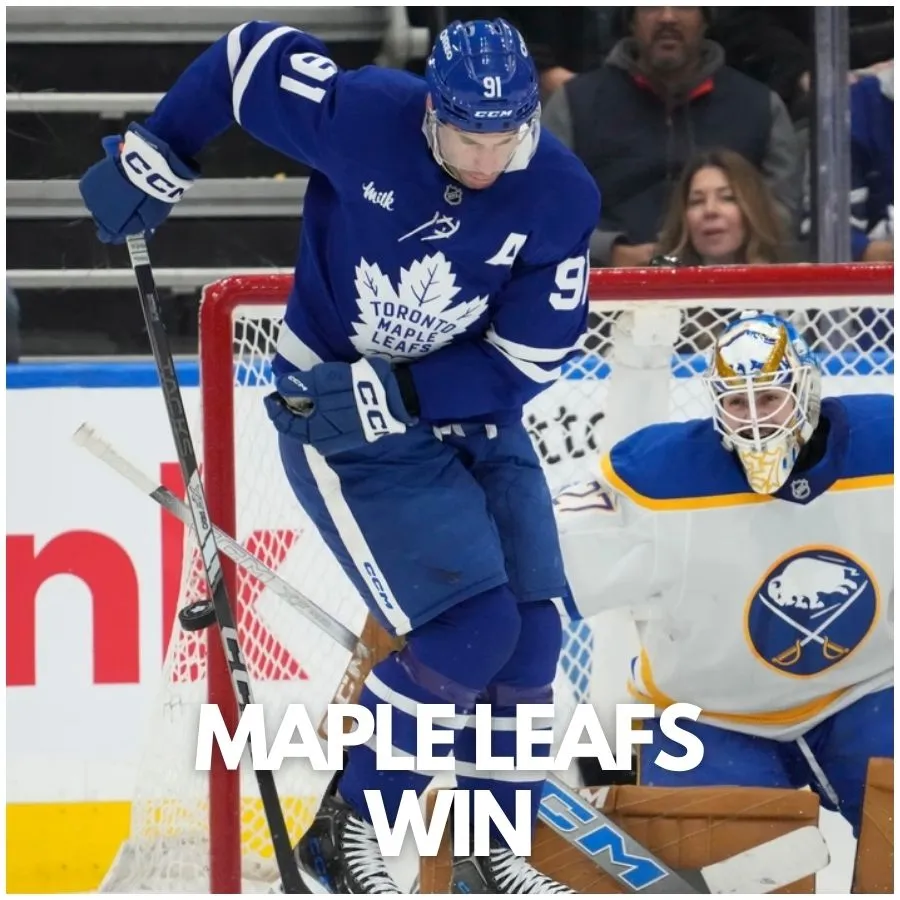 Tavares Sparks Maple Leafs to 5-3 Victory Over Sabres