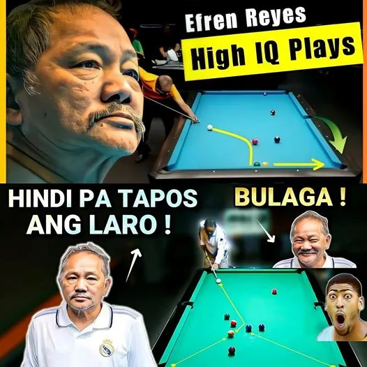 DON'T BE HAPPY TOO SOON: Team Thinks They Won Against Efren Reyes, But The Legend Still Mentions His Name - An Old Man But His Mind Is Still Very Clear!