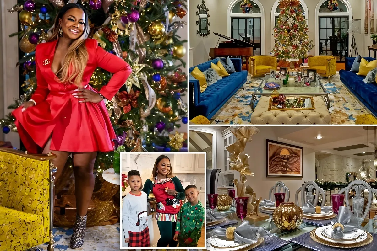 RHOA star Phaedra Parks opens the doors to her $3.7M Atlanta mansion to show off her decorations