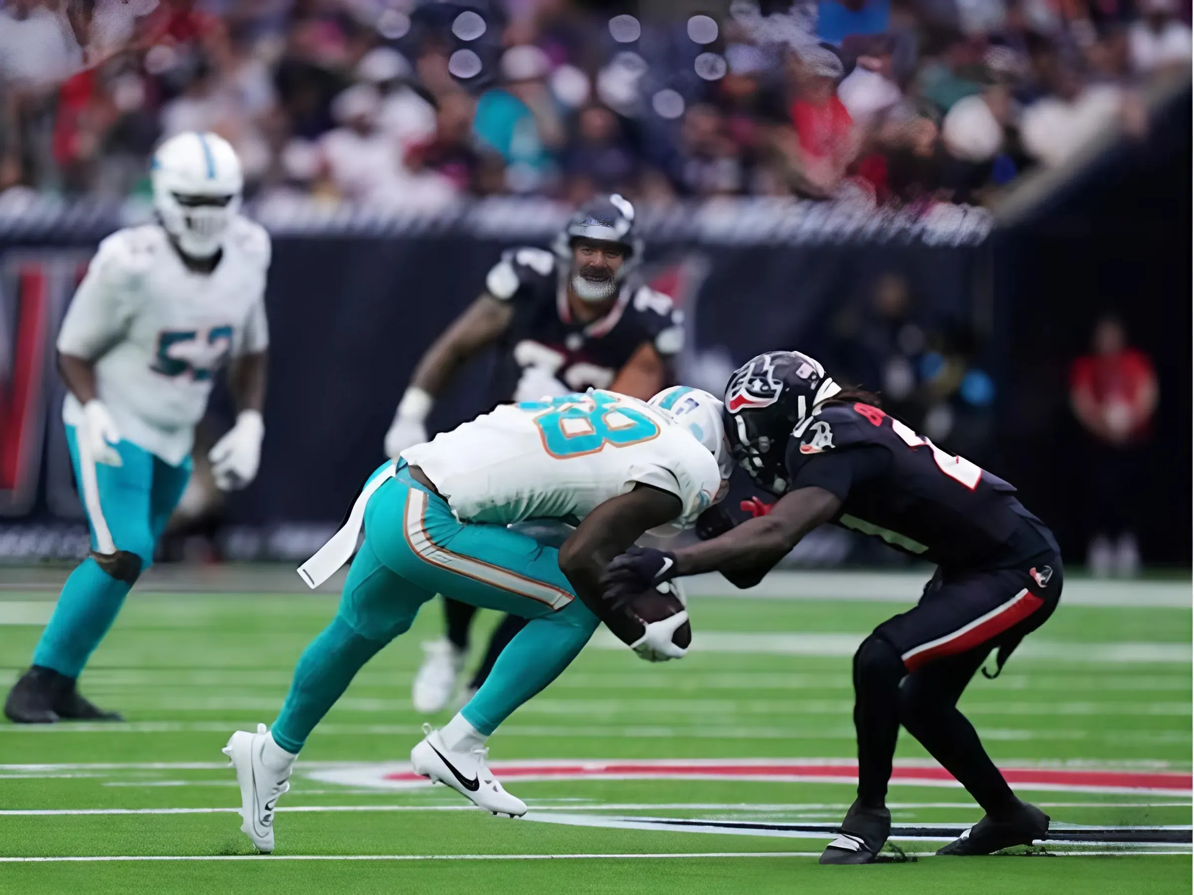 Dolphins wide receiver Grant DuBose has ‘movement in all extremities’