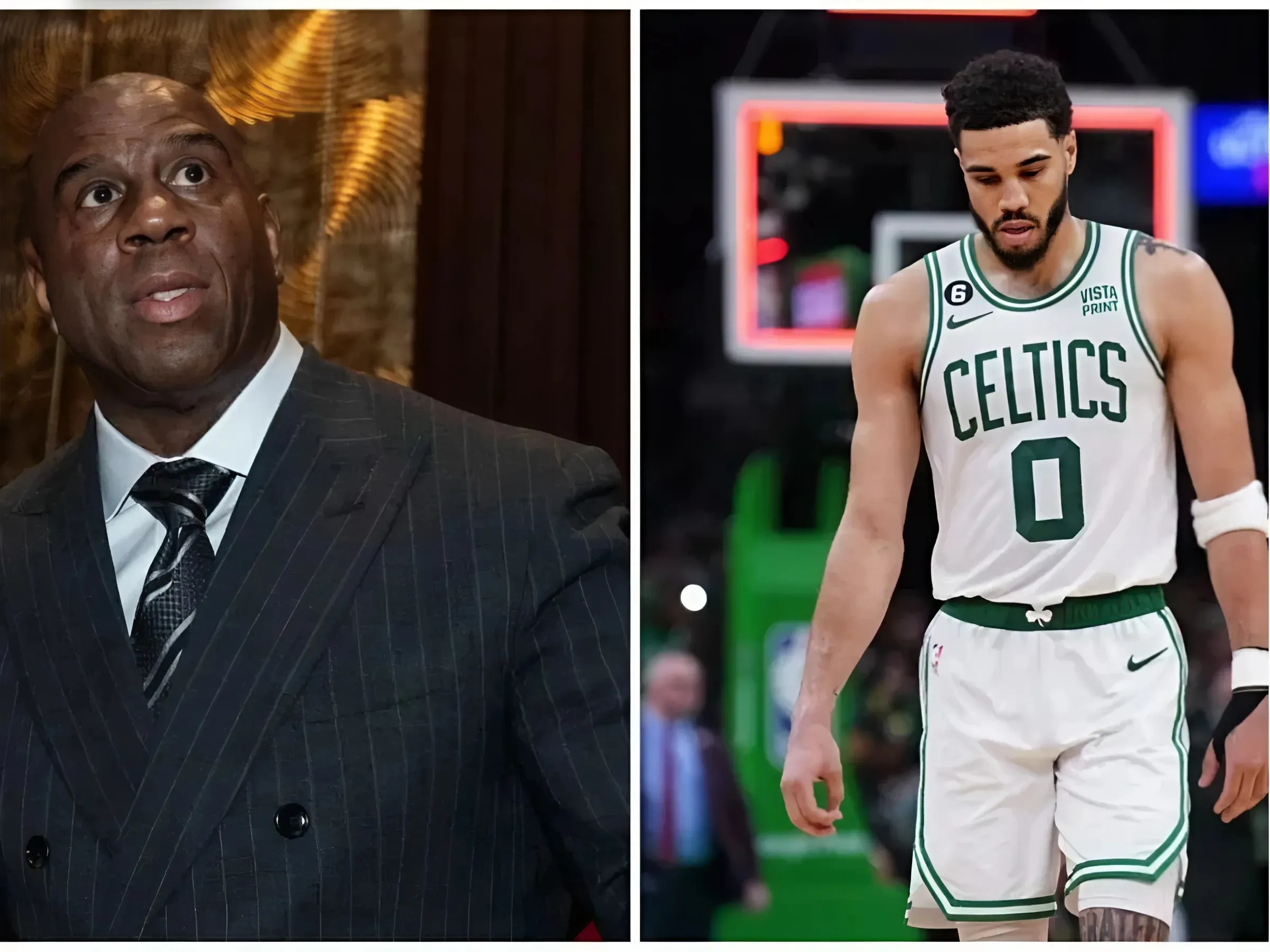 Magic Johnson calls out Jayson Tatum's agent over Lakers' 2017 NBA Draft snub