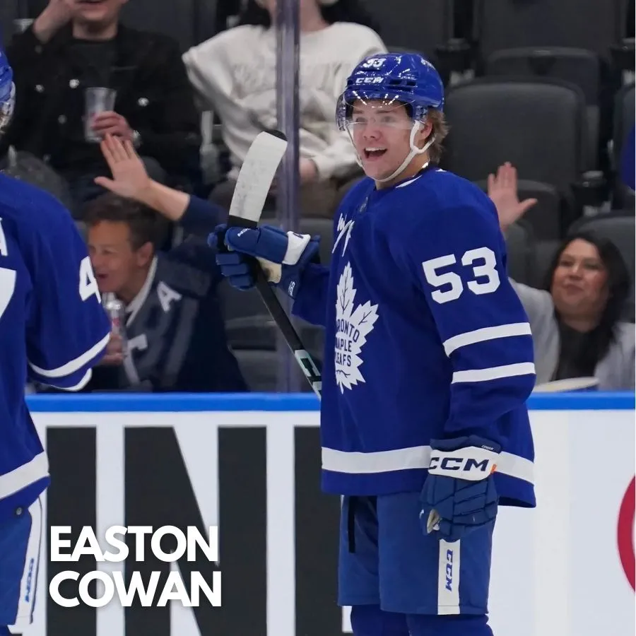 Maple Leafs Prospect Easton Cowan Shares Surprising Take on the Hit That Left Him Injured