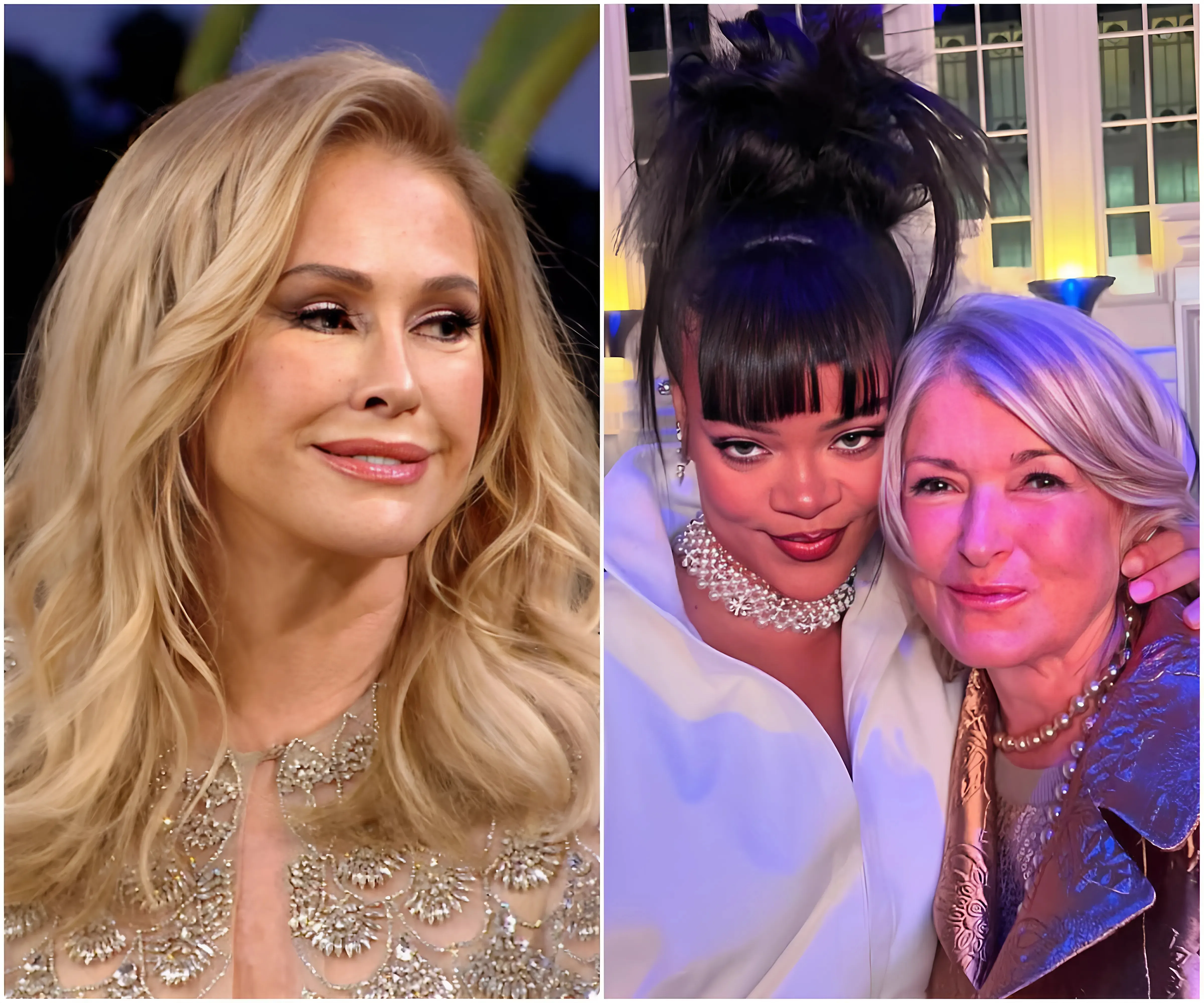 PHOTO: Kathy Hilton Appears to Mistake Martha Stewart for Herself in Pic With Rihanna, See Her Hilarious Comment as RHOBH Fans React