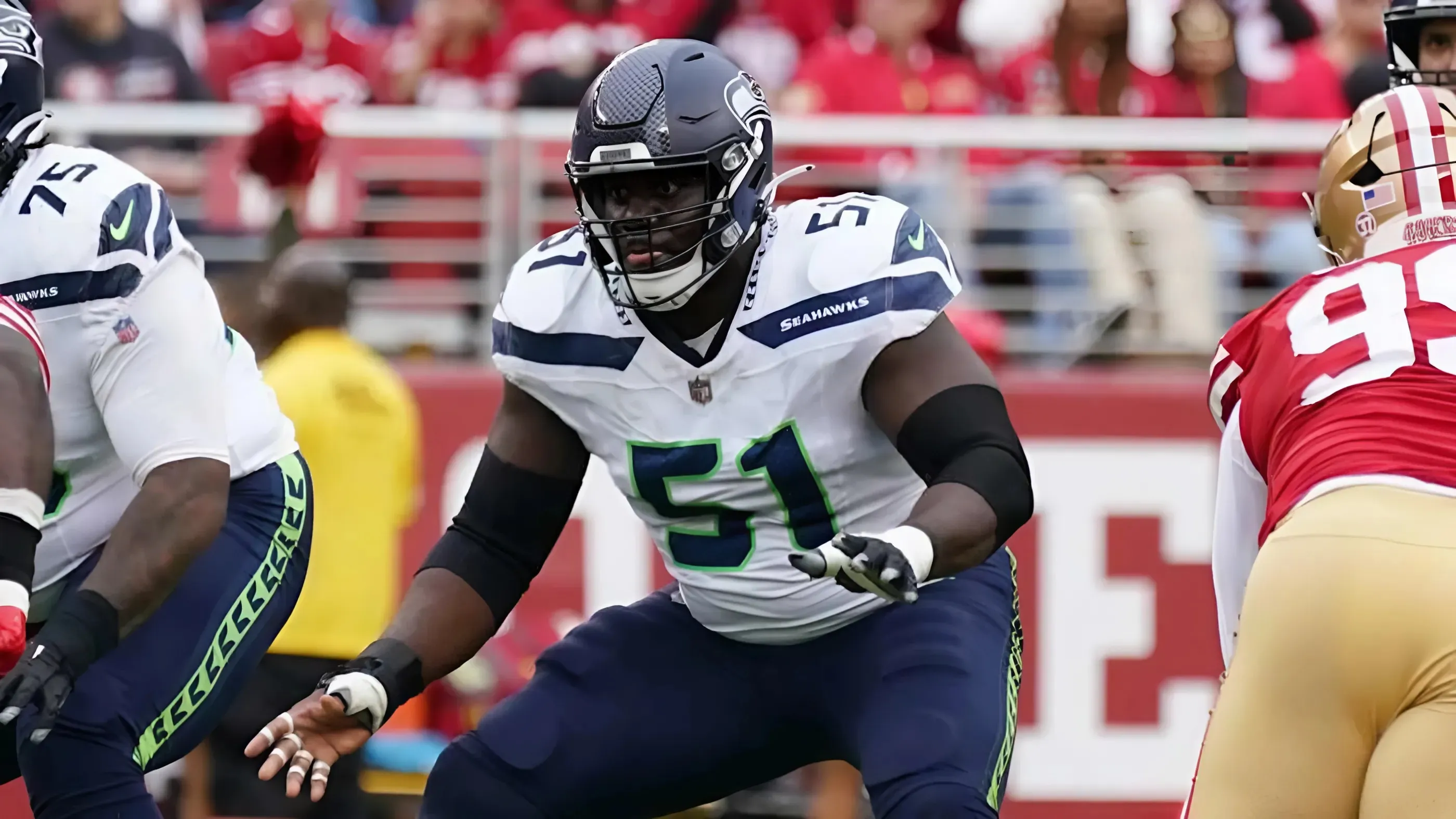 Injury Status 'Unclear' For Seahawks C Olu Oluwatimi Ahead of Week 16