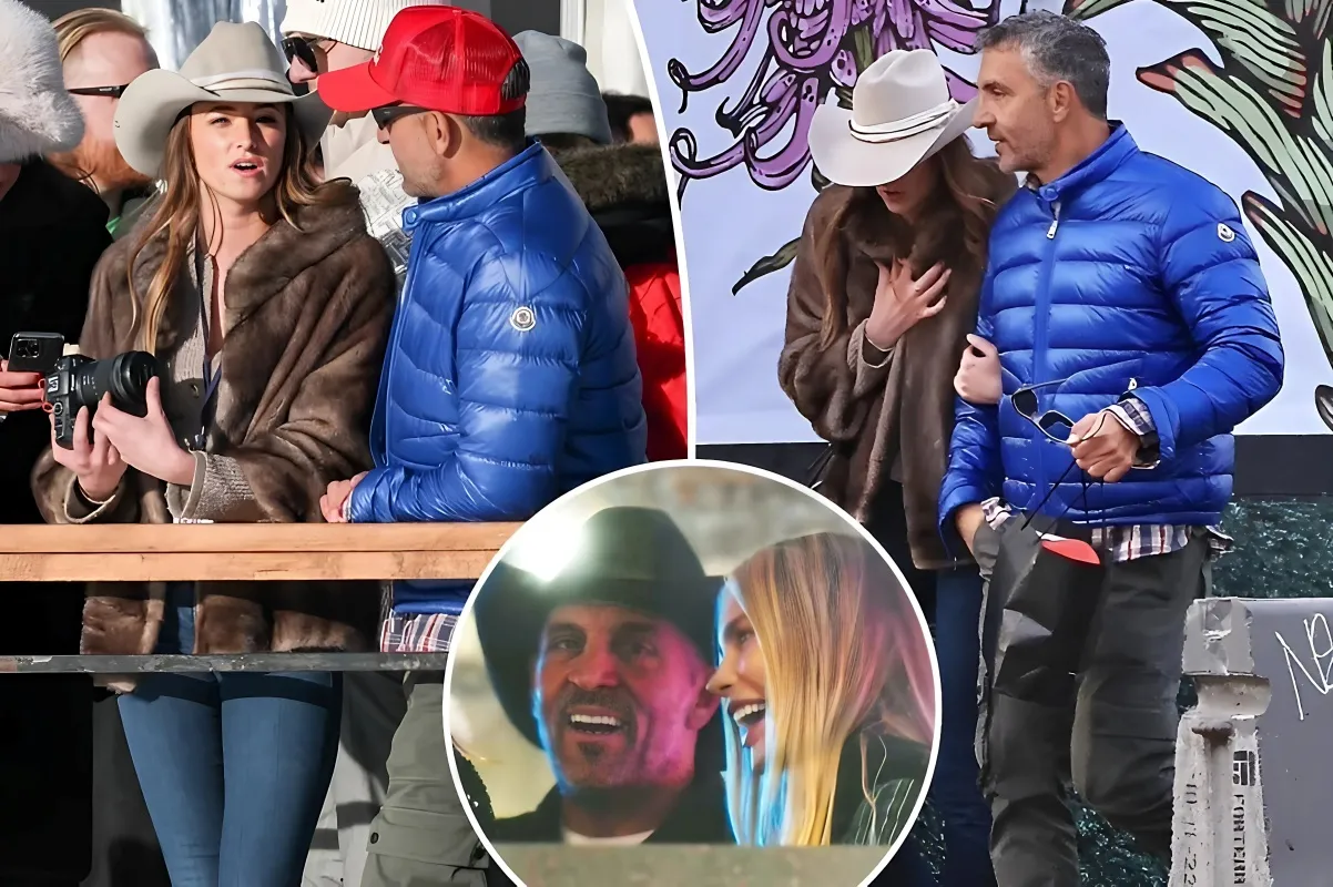 Mauricio Umansky seen chatting up model Eryl Masters after locking lips with Klaudia K in Aspen - lulu