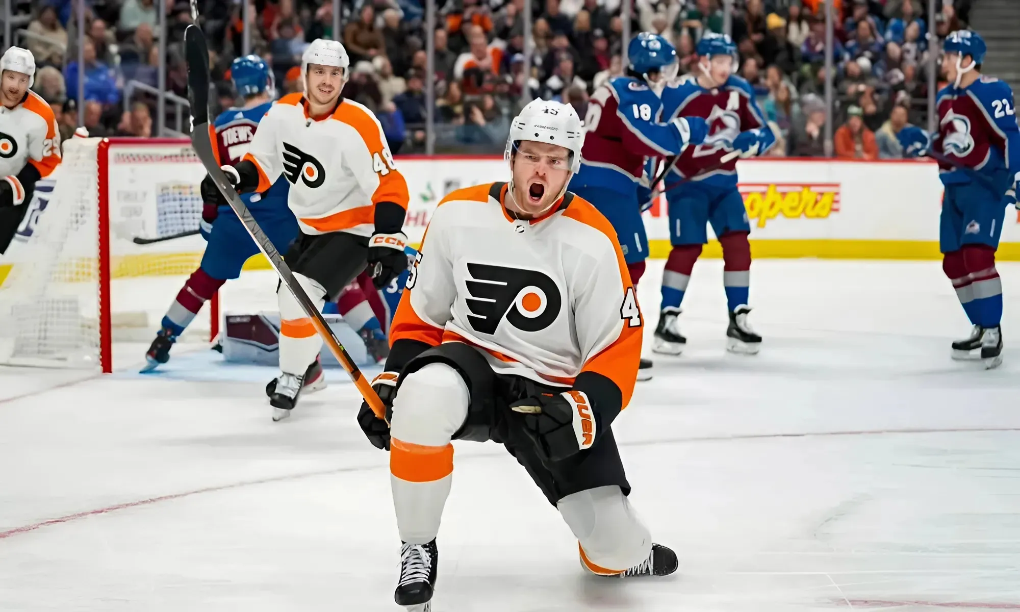 Flyers lose 3rd straight, fall to 2-5-1 in December