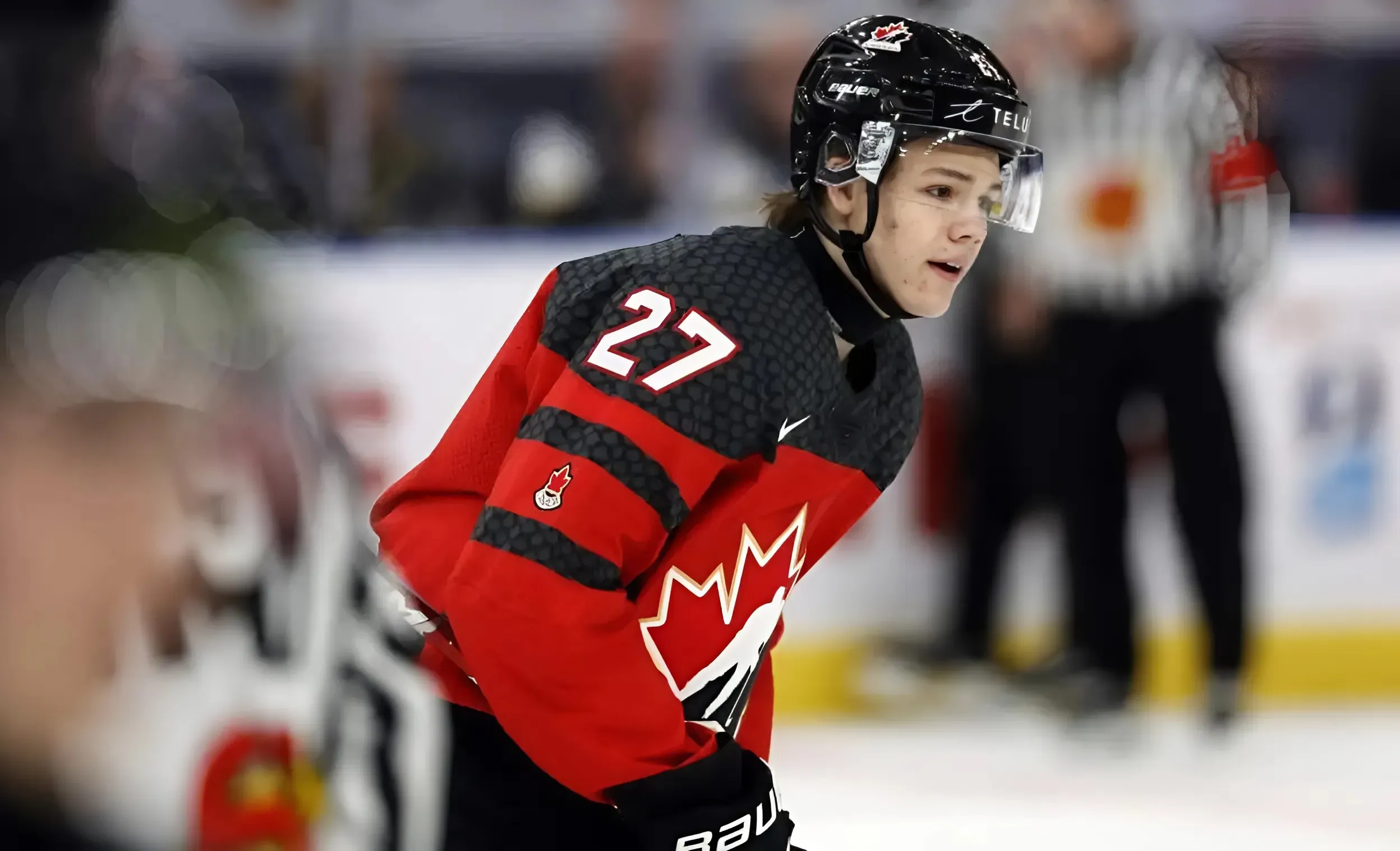 Maple Leafs’ Easton Cowan shines for Canada in World Juniors pre-tournament win over Switzerland