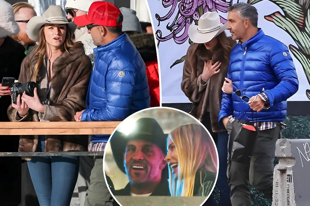 Mauricio Umansky seen chatting up model Eryl Masters after locking lips with Klaudia K in Aspen