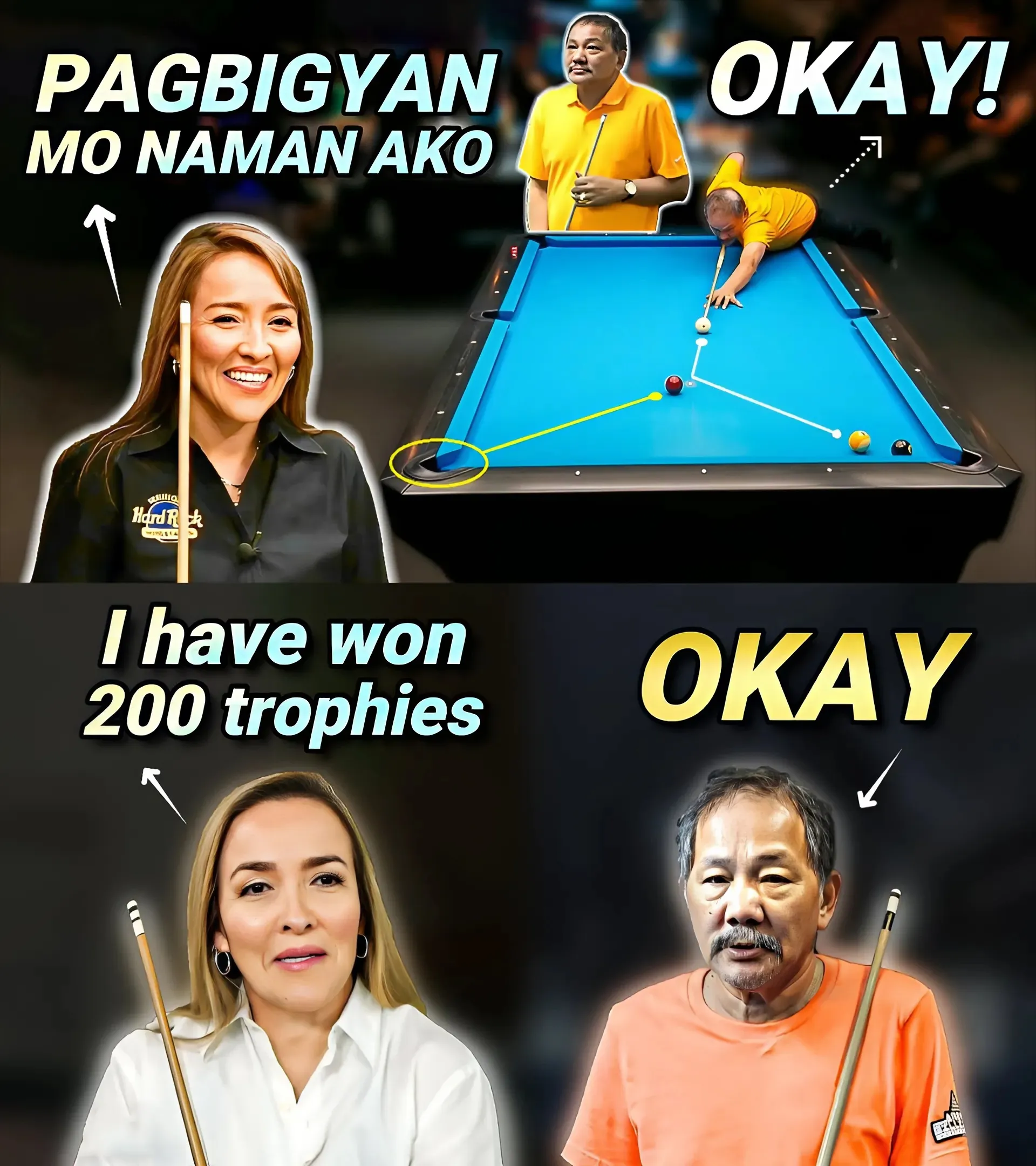π₯ Efren Reyes Vs Former World Number One Vivian Villareal: Classic 9-Ball Match With Brilliant Shots! π₯ π₯ Efren Reyes Vs Former World Number One Vivian Villareal: Classic 9-Ball Match With Brilliant Shots! π₯