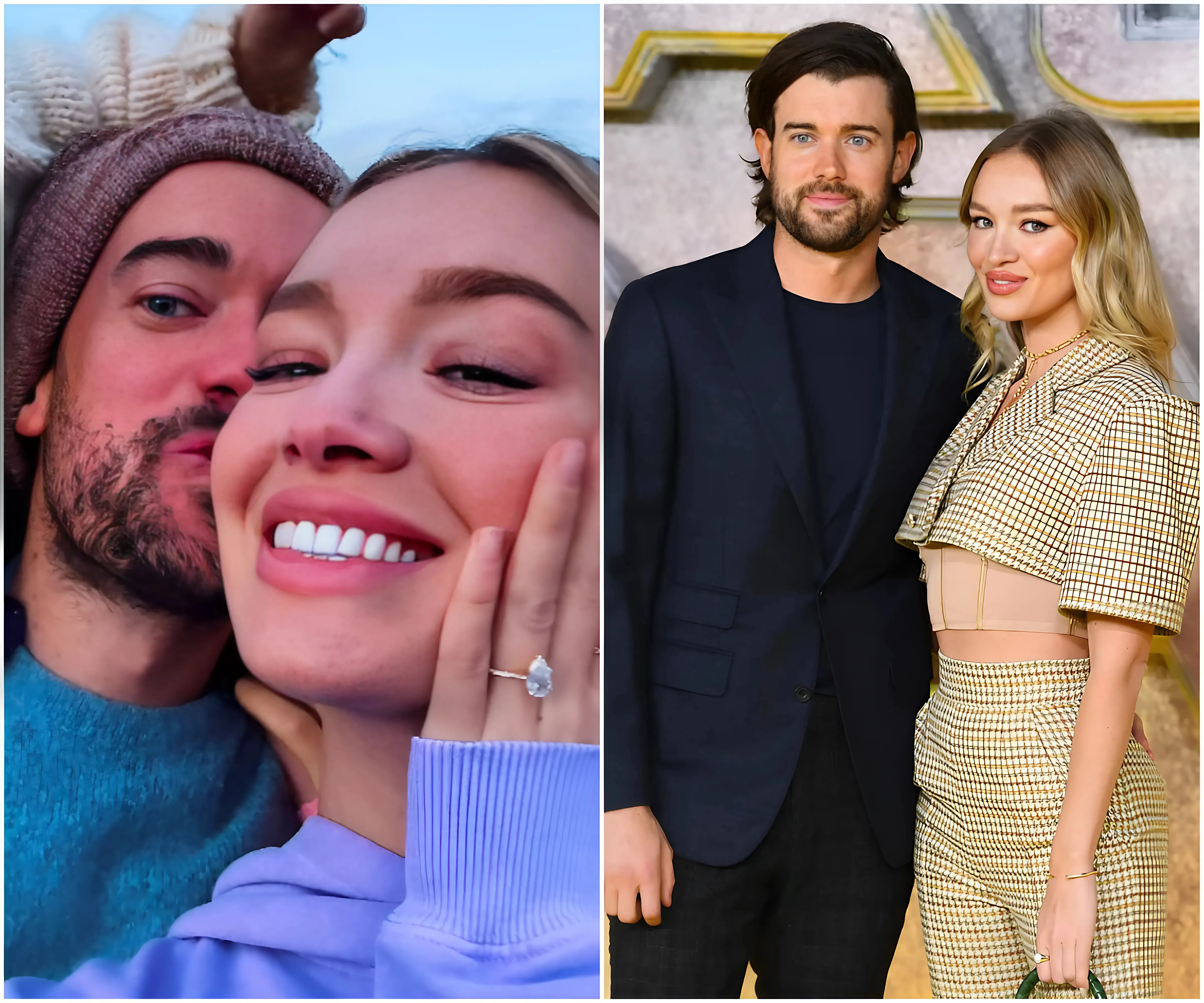 Roxy Horner flashes her huge diamond ring as she confirms engagement to Jack Whitehall with loved-up post - suong