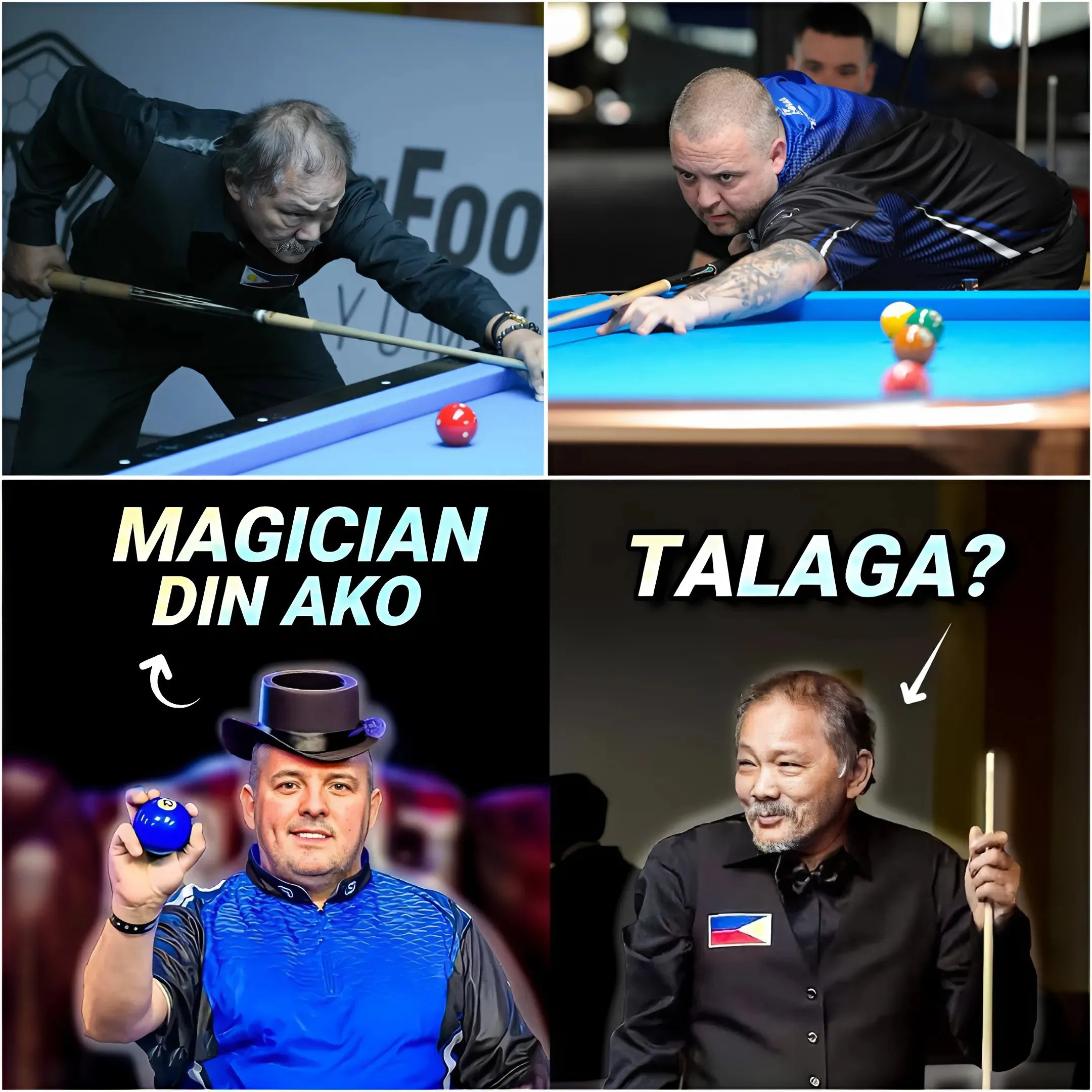 EUROPEAN MAGICIAN, WANTS TO DESTROY EFREN "BATA" REYES THE PINOY MAGICIAN