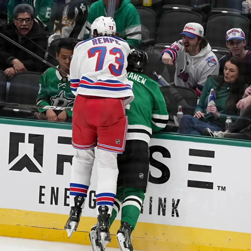 Rangers’ Matt Rempe suspended eight games for hit on Stars’ Miro Heiskanen-quang