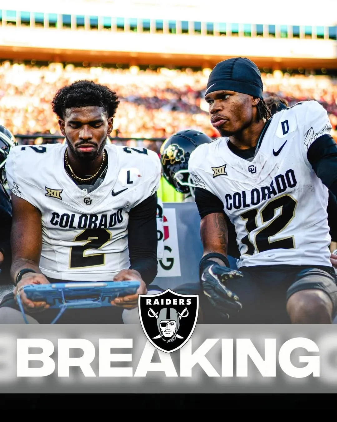 Tom Brady and Mark Davis are willing to spend hundreds of millions of dollars to recruit the most highly regarded talent pair in college football, Shedeur Sanders and Travis Hunter.