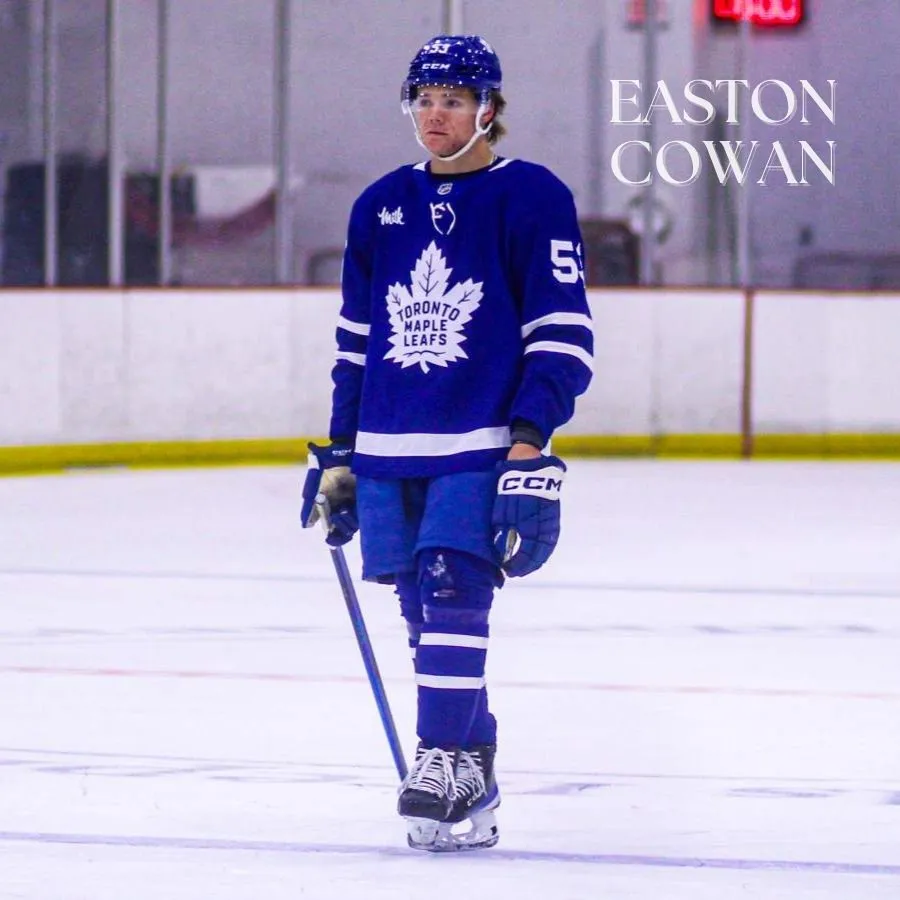 Maple Leafs Prospect Easton Cowan Continues To Light The Lamp In Pre-Tournament Action At World Juniors