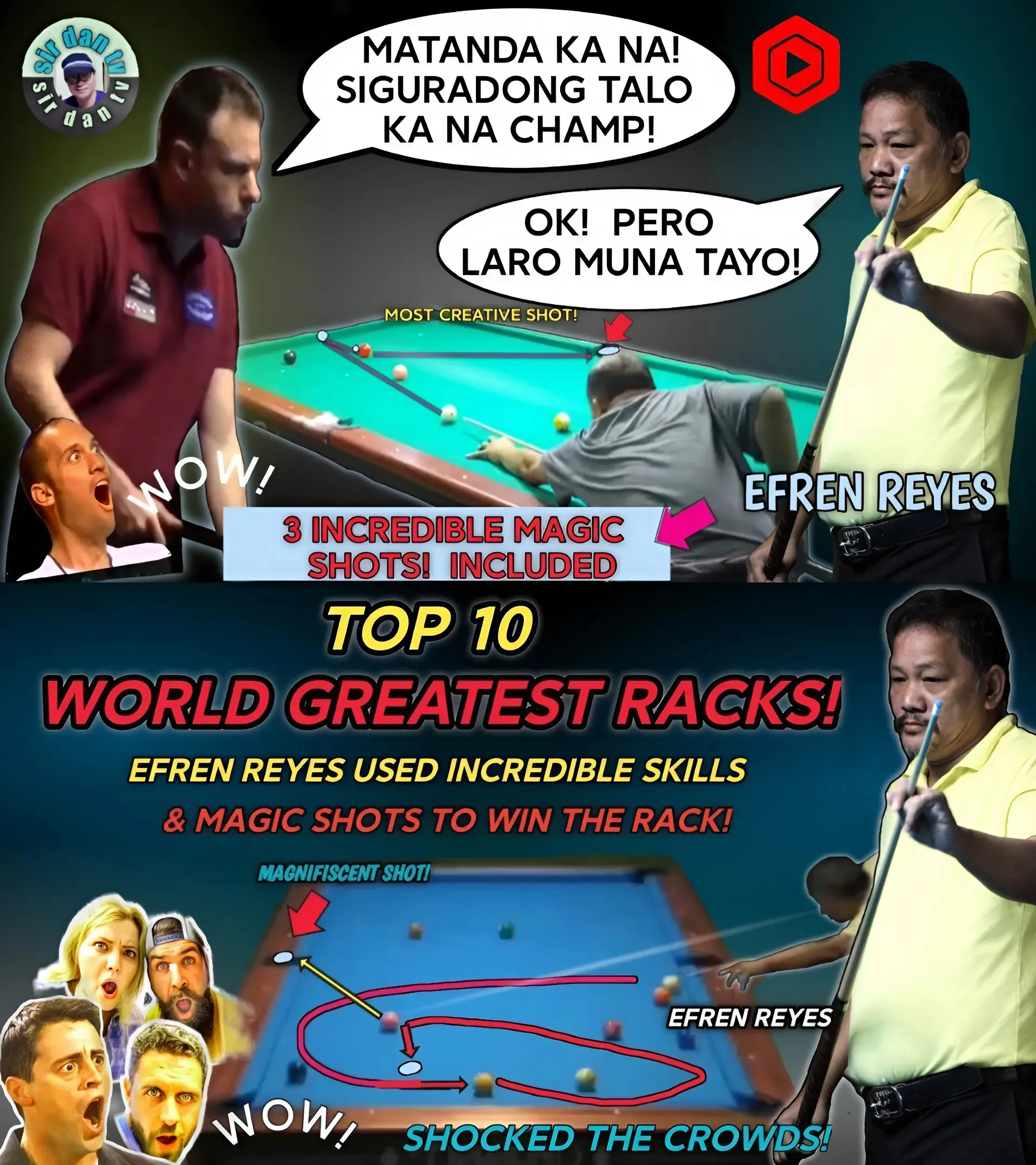 🔥 Dramatic Battle! The Magic of Efren Bata Bowed to Time, But Turned the Tide Around to Make His German Opponent Lose Bitterly! 🔥