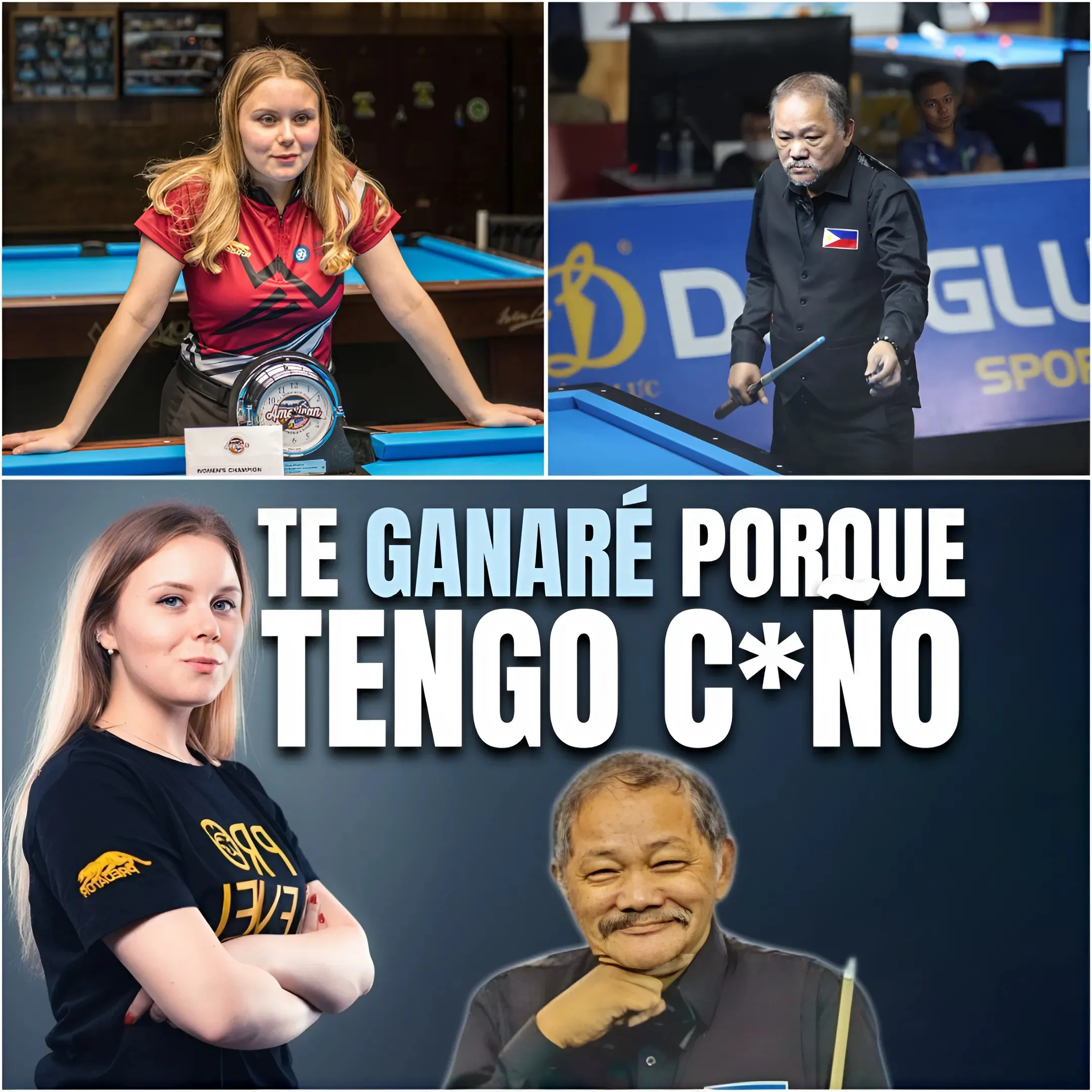 Efren Reyes Shocks: Defeats Female Opponent In Destructive Style! Efren Reyes Shocks: Defeats Female Opponent In Destructive Style!