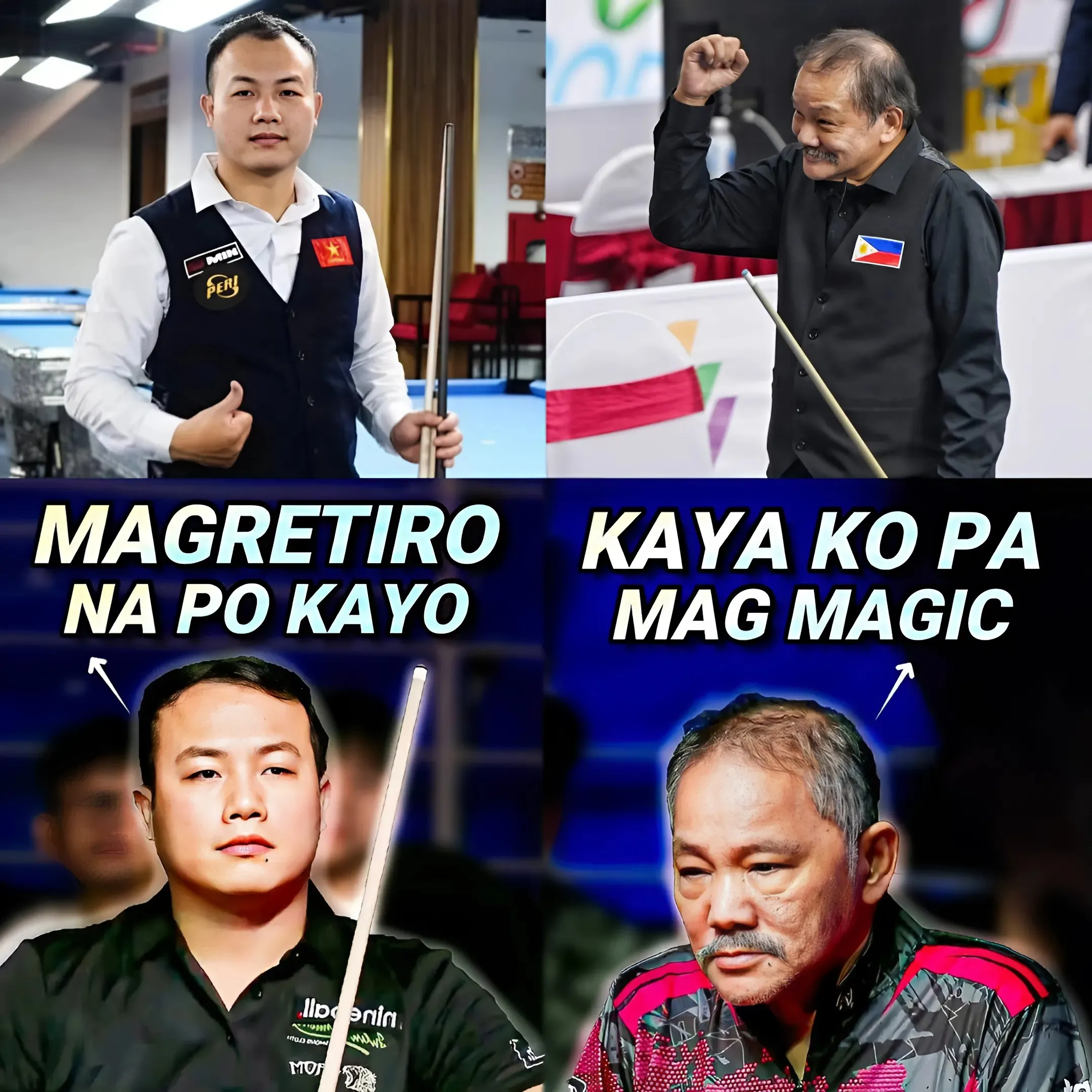 Efren BATA Reyes the greatest of all time shines and shines in Vietnam! This game was amazing! Vietnam's super slingshot faced Efren Reyes in a 9-ball match and this is the result.