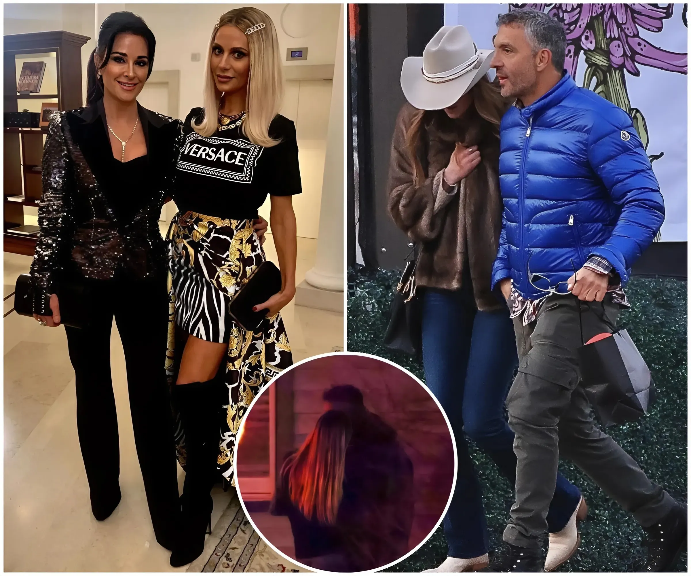 "Kyle Richards Calls Out Dorit Kemsley In Sharp, Sarcastic Comment Full Of Hidden Meanings When Mauricio Umansky Publicly Kisses Model Girlfriend's Neck!"