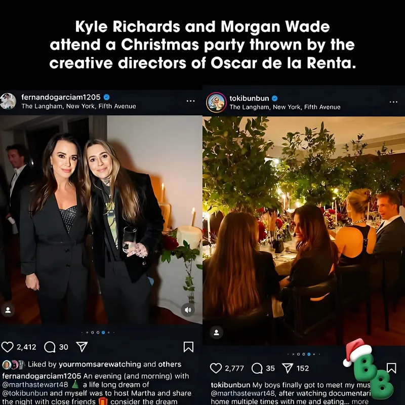 Kyle Richards Spotted Again With Morgan Wade at Holiday Party as Fans React, Plus RHOBH Star Was Seen in Aspen With Husband Mauricio as Source Shares Where They Stand After His Kissing Pics - lulu