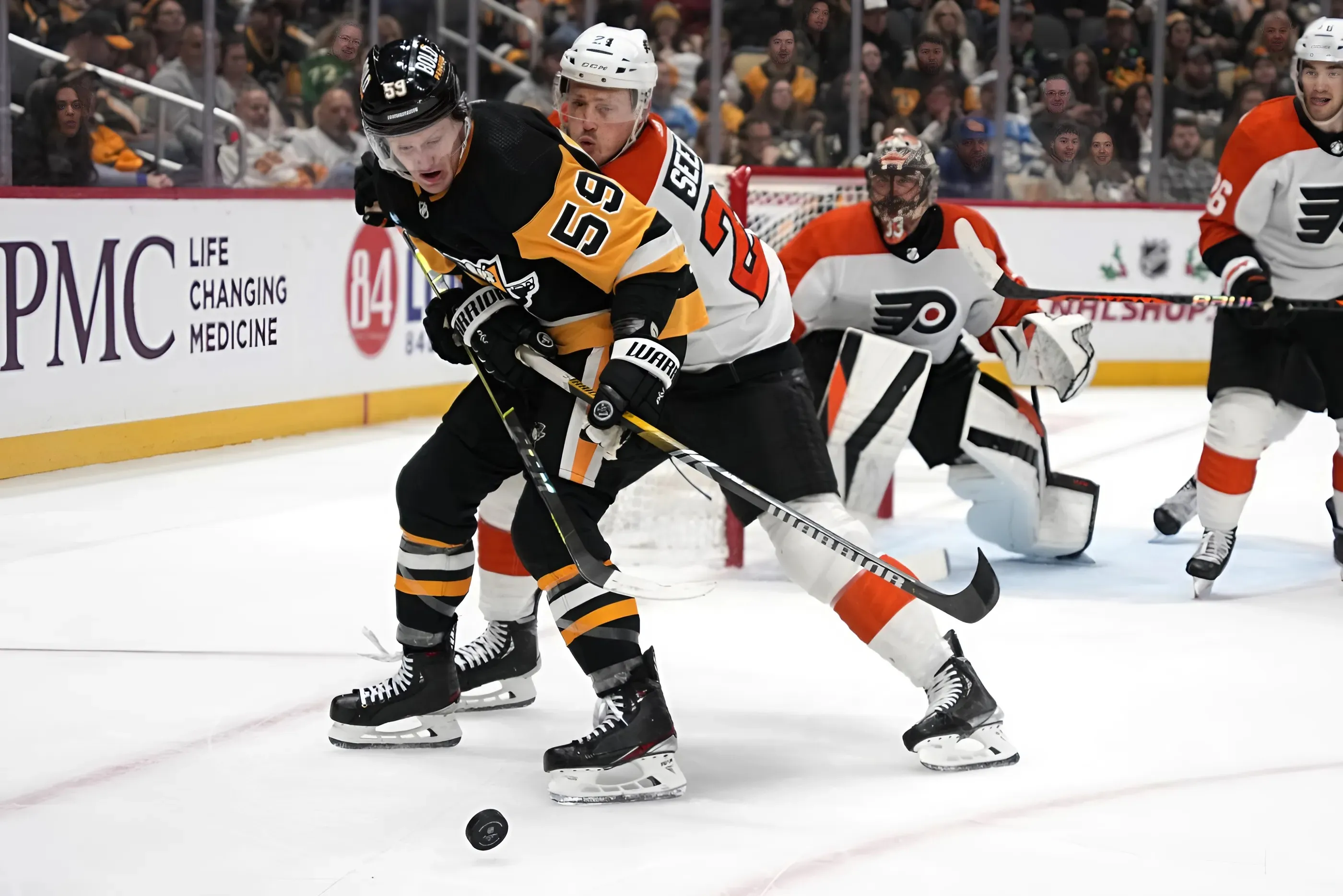 Penguins aim to ignite offense vs. rival Flyers