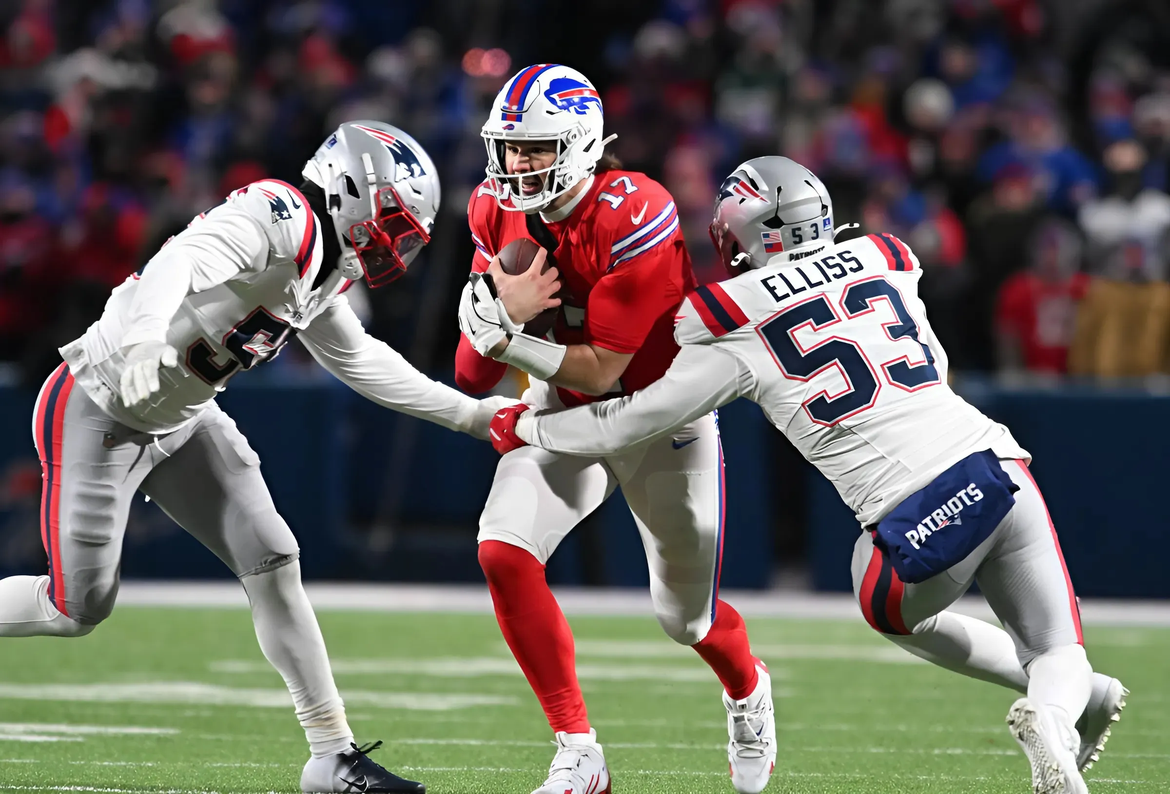 How bad is Josh Allen's hand injury after the victory over the New England Patriots?