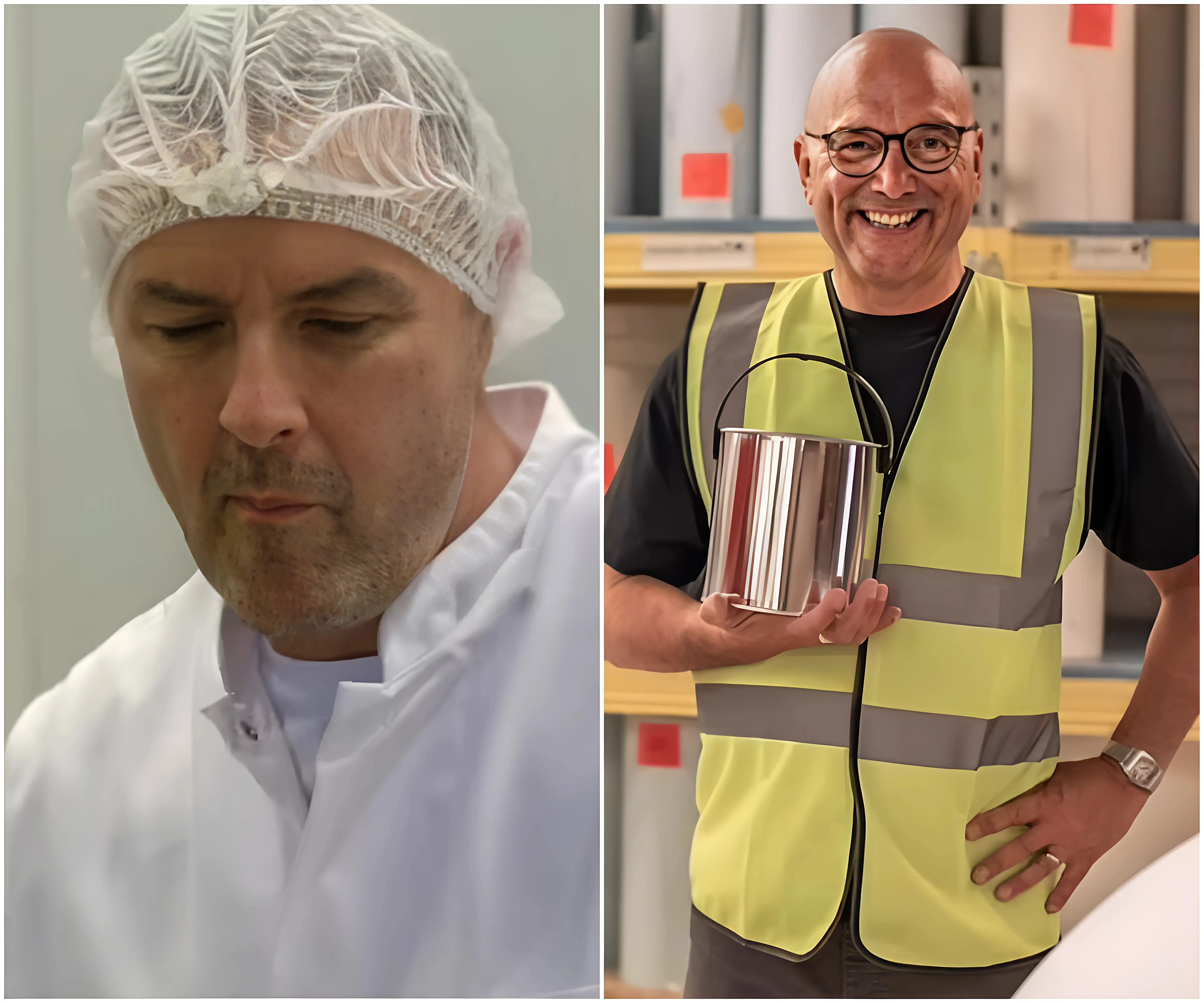 Paddy McGuinness leaves Inside the Factory fans CRINGING after replacing host Gregg Wallace as he makes VERY rude joke amid the axed Masterchef star's sexual miscount scandal - suong