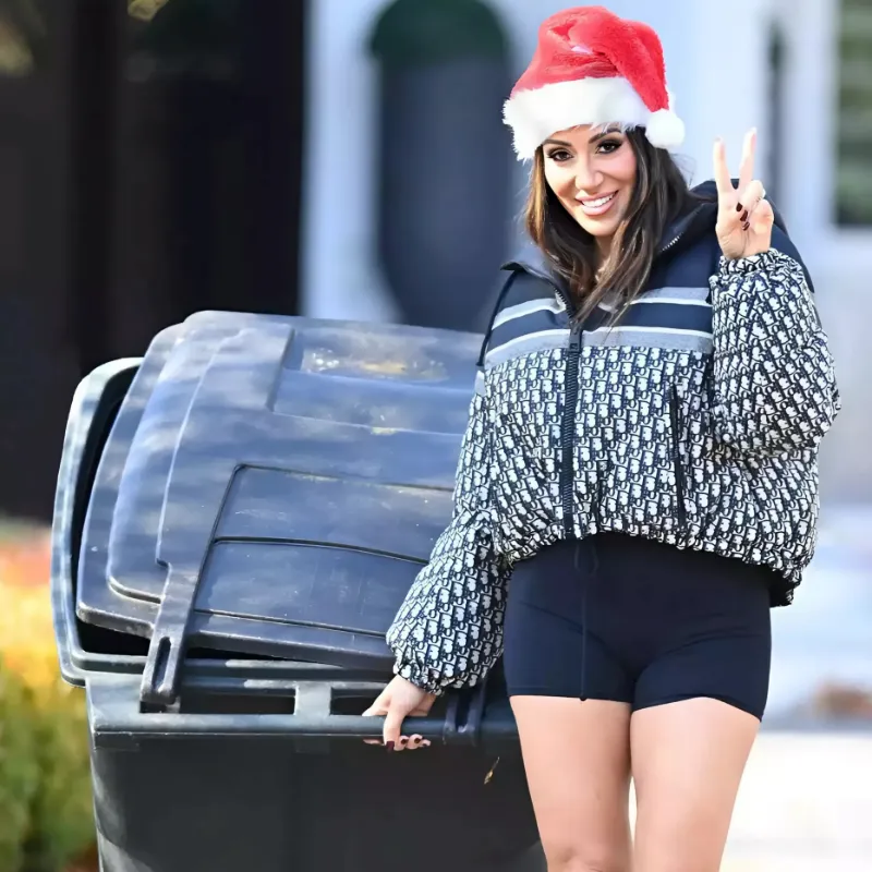 Melissa Gorga from RHONJ Rocks a High-Fashion Dilemma: $5,900 Parka with Short Shorts - What Season Is It Anyways?-quang