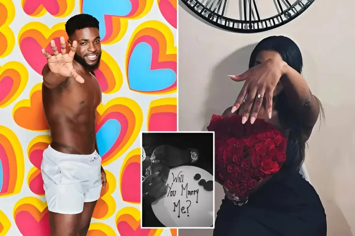 Love Island star engaged after romantic proposal as fiancée flashes huge sparkling ring ngocc