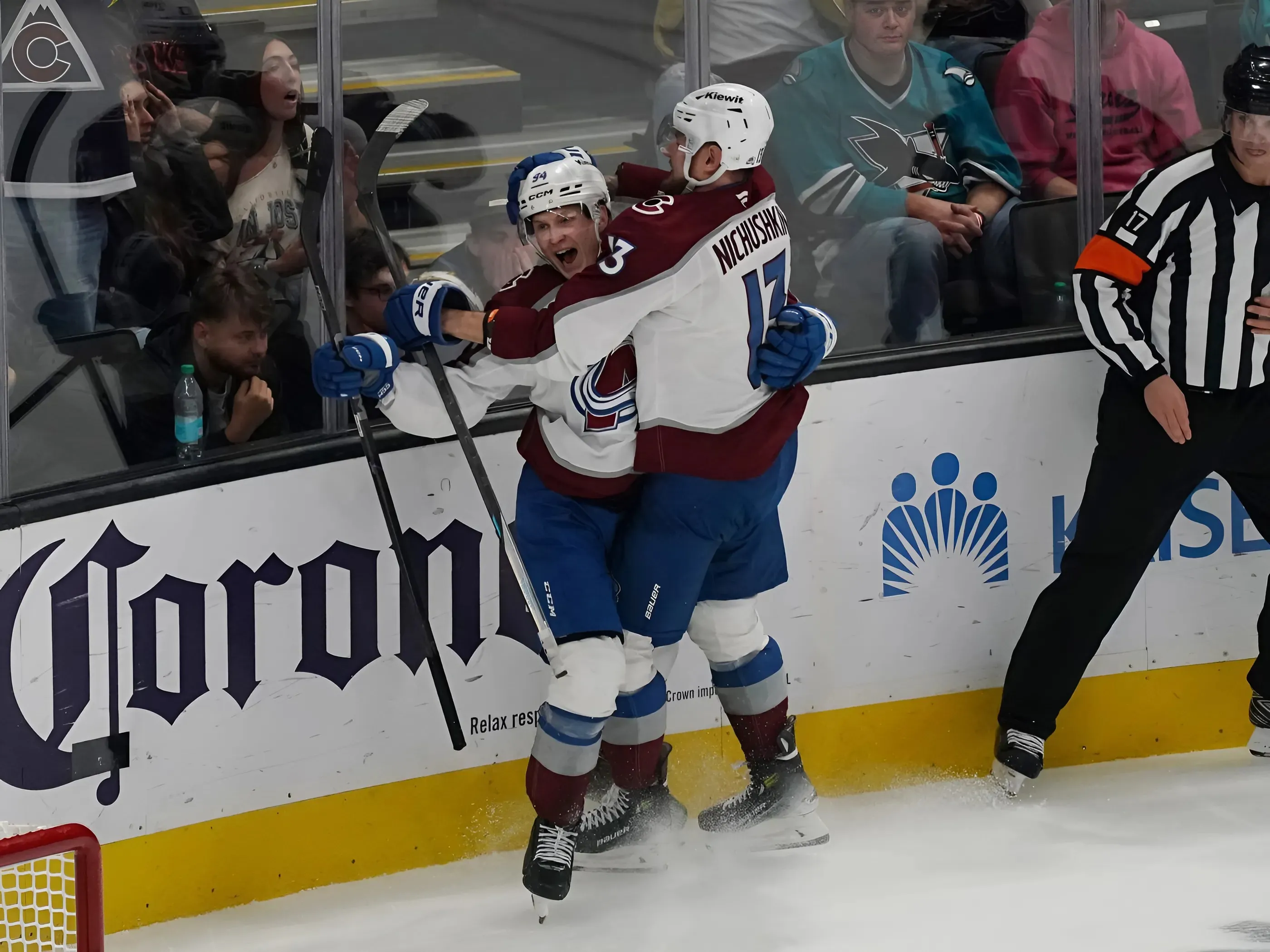 Avalanche Reassign Keaton Middleton, Jere Innala