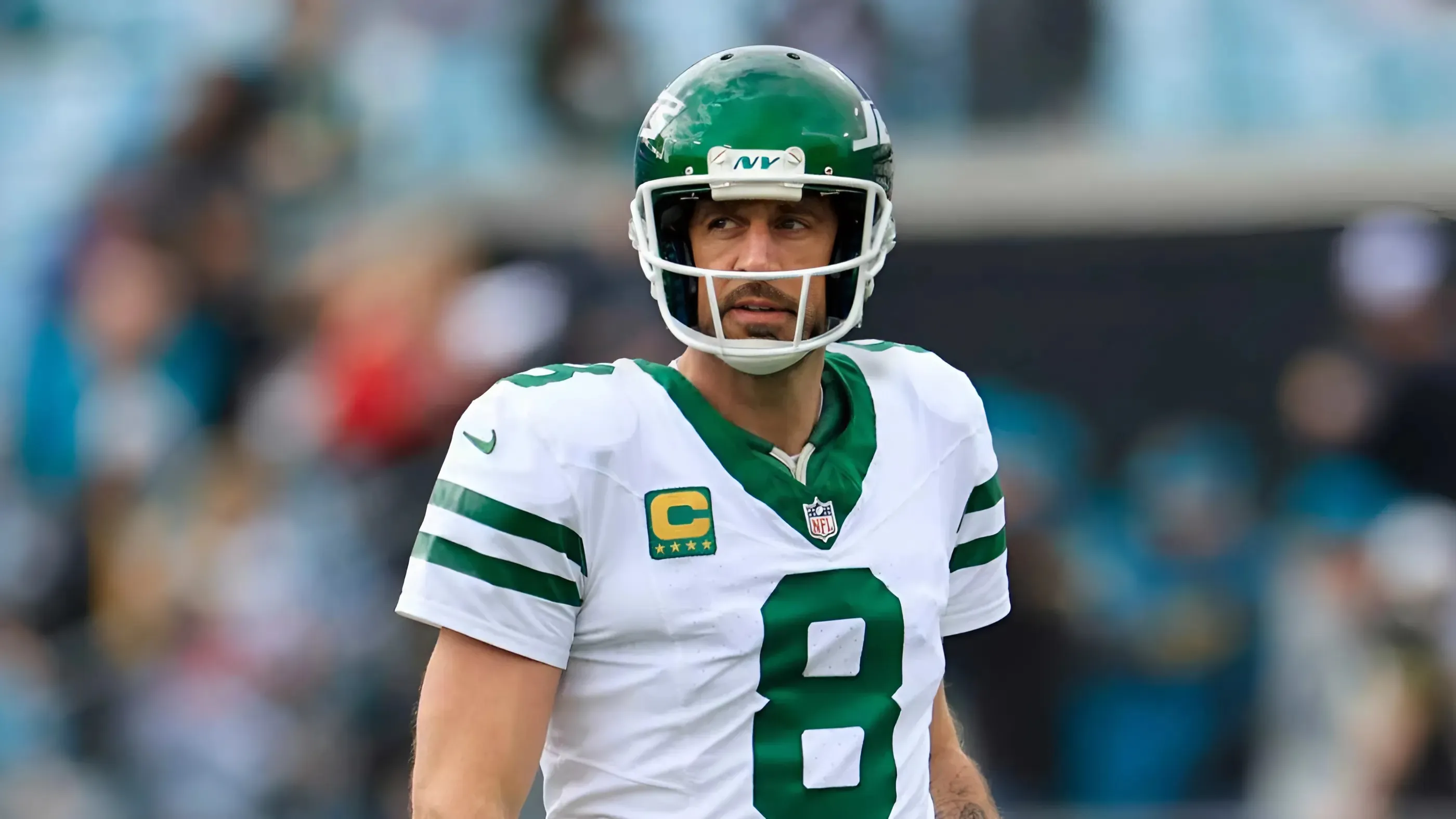 Aaron Rodgers cracks joke about alarming Jets report