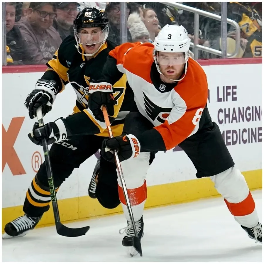 Penguins sleepwalk through second period, still beat Flyers, 7-3