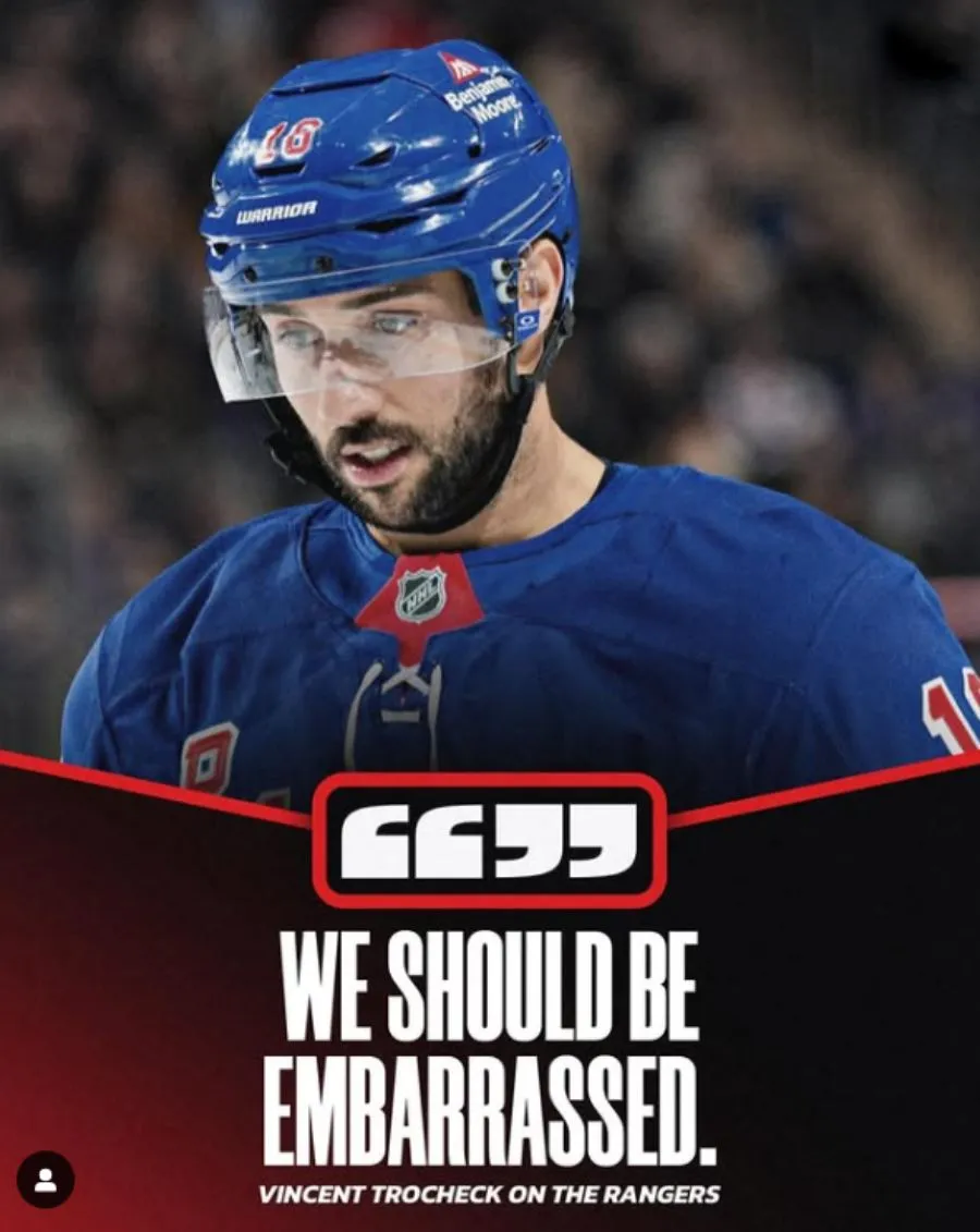 Vincent Trocheck Gives Brutally Honest Take on the New York Rangers Struggles