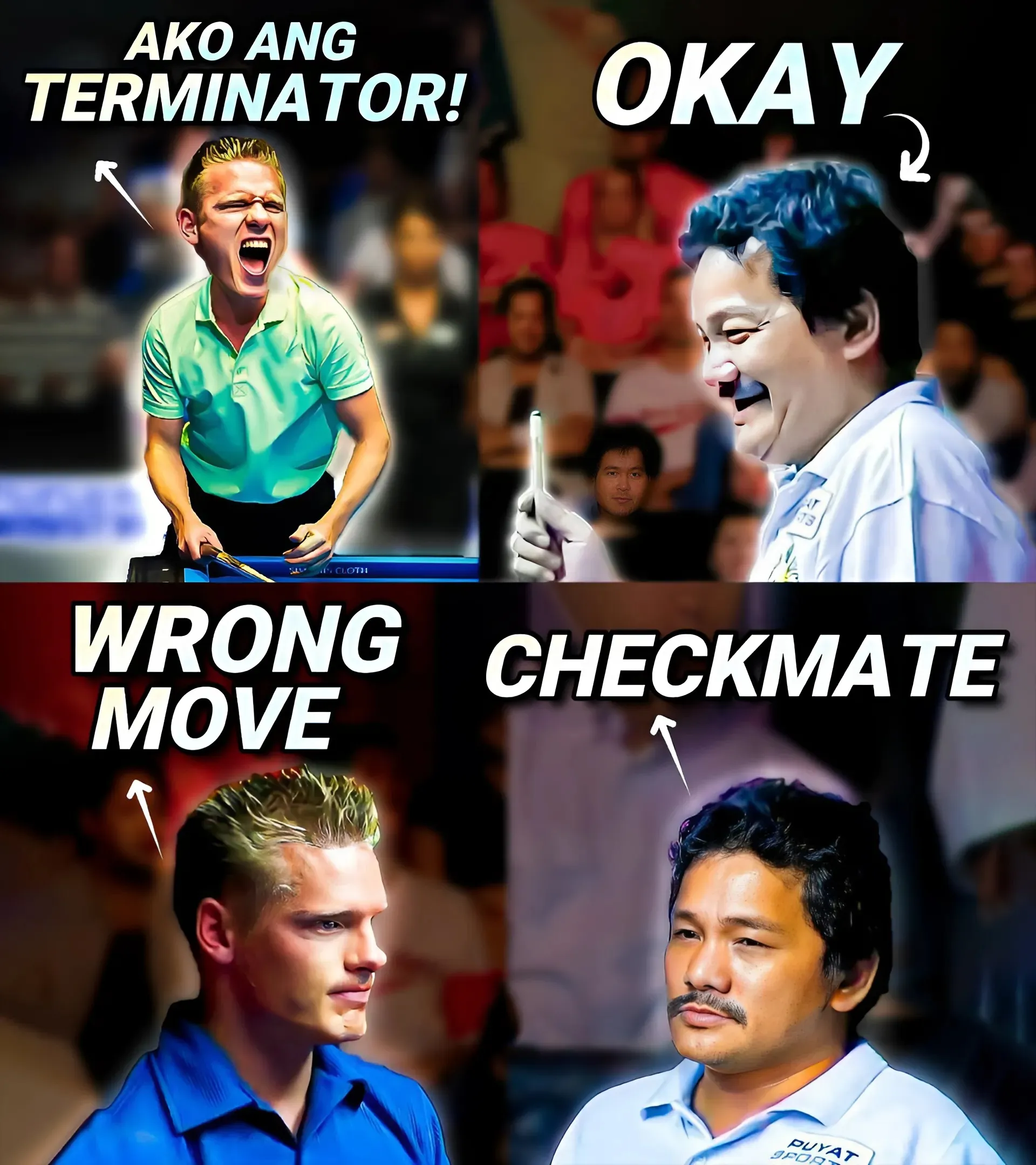 Classic Match: Efren Reyes Defeats Dutch 'Slingshot' In Battle Of Calculations - Control Like Chess, One Mistake And You Lose!