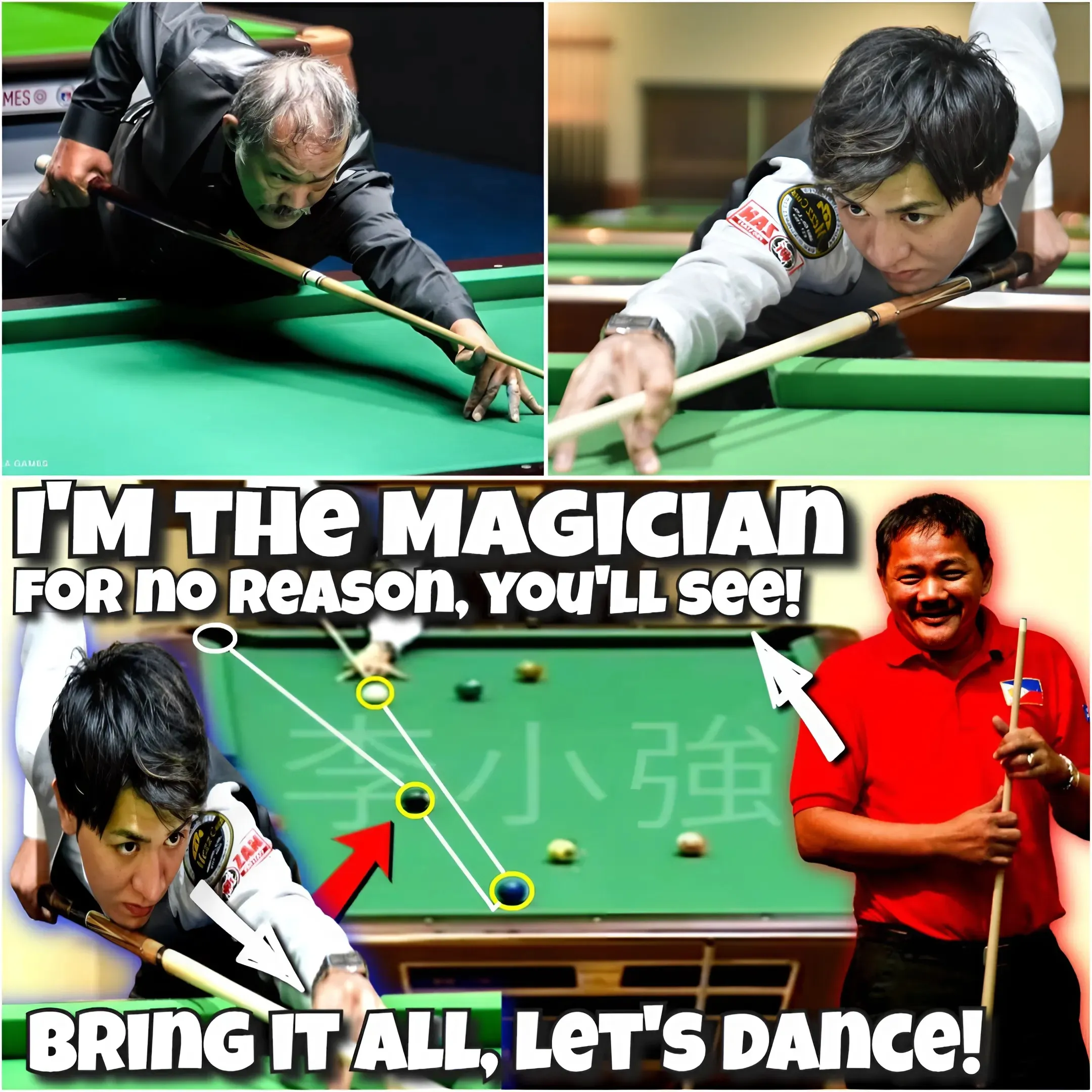 Classic Showdown: Efren Reyes Faces Japanese Player Tasuku Nishio in Japan Championship Final!