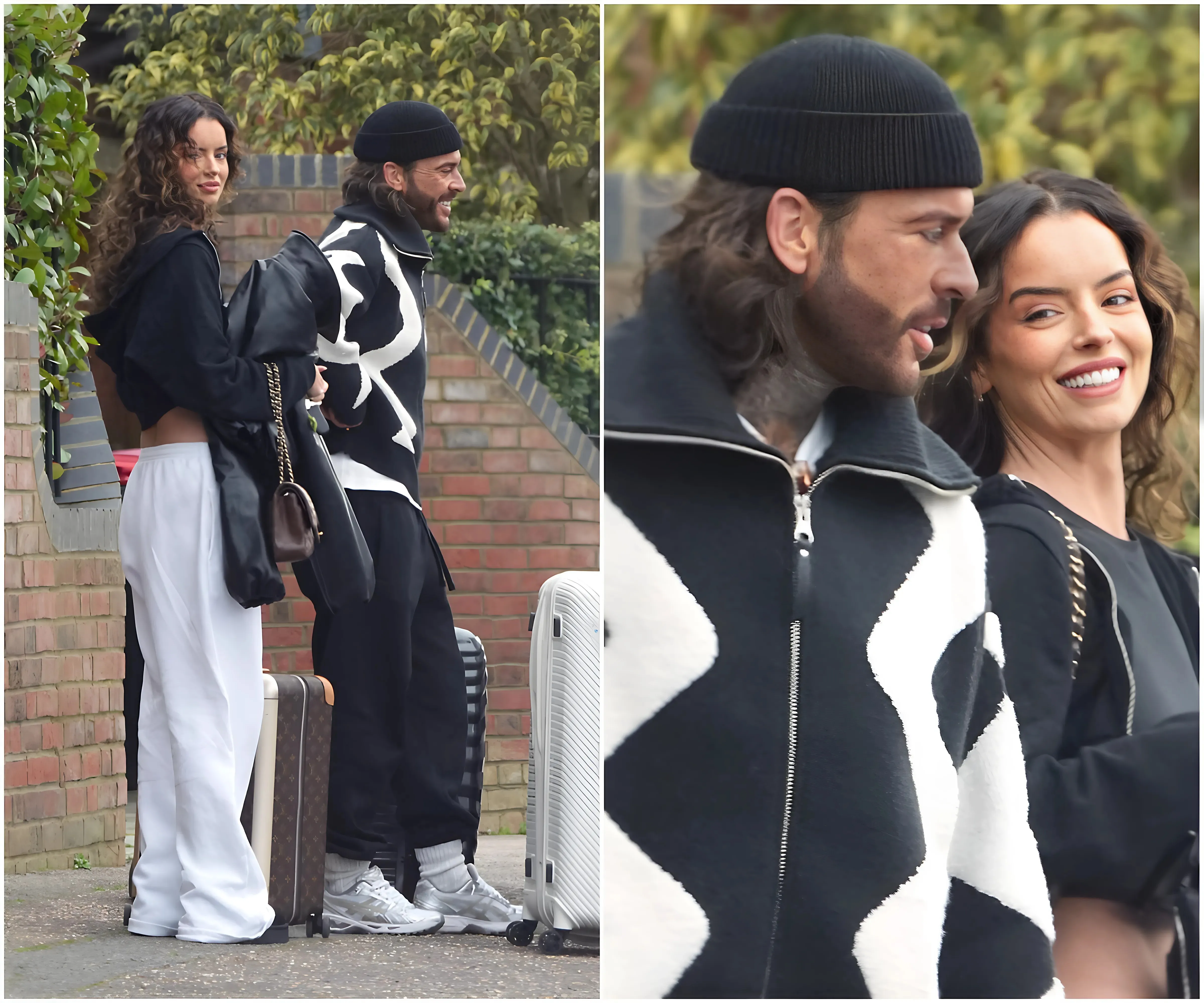 Maura Higgins and Pete Wicks look head over heels as they’re spotted packing suitcases into car ‘for Christmas getaway’ - suong