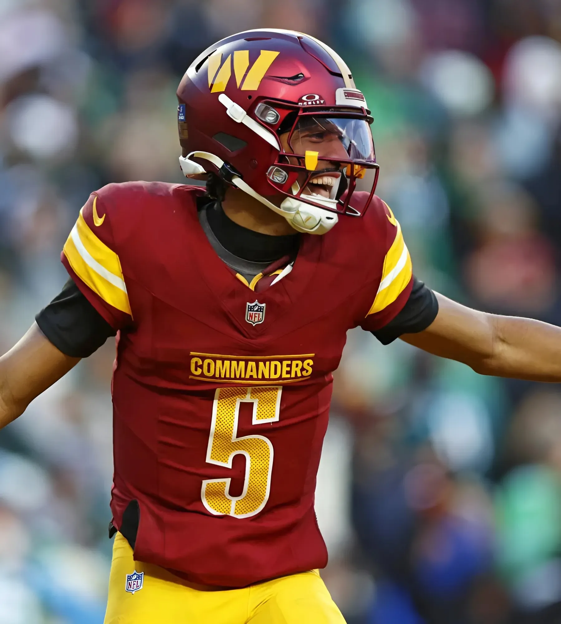 Commanders Jayden Daniels Trending Toward Breaking Robert Griffin III Record