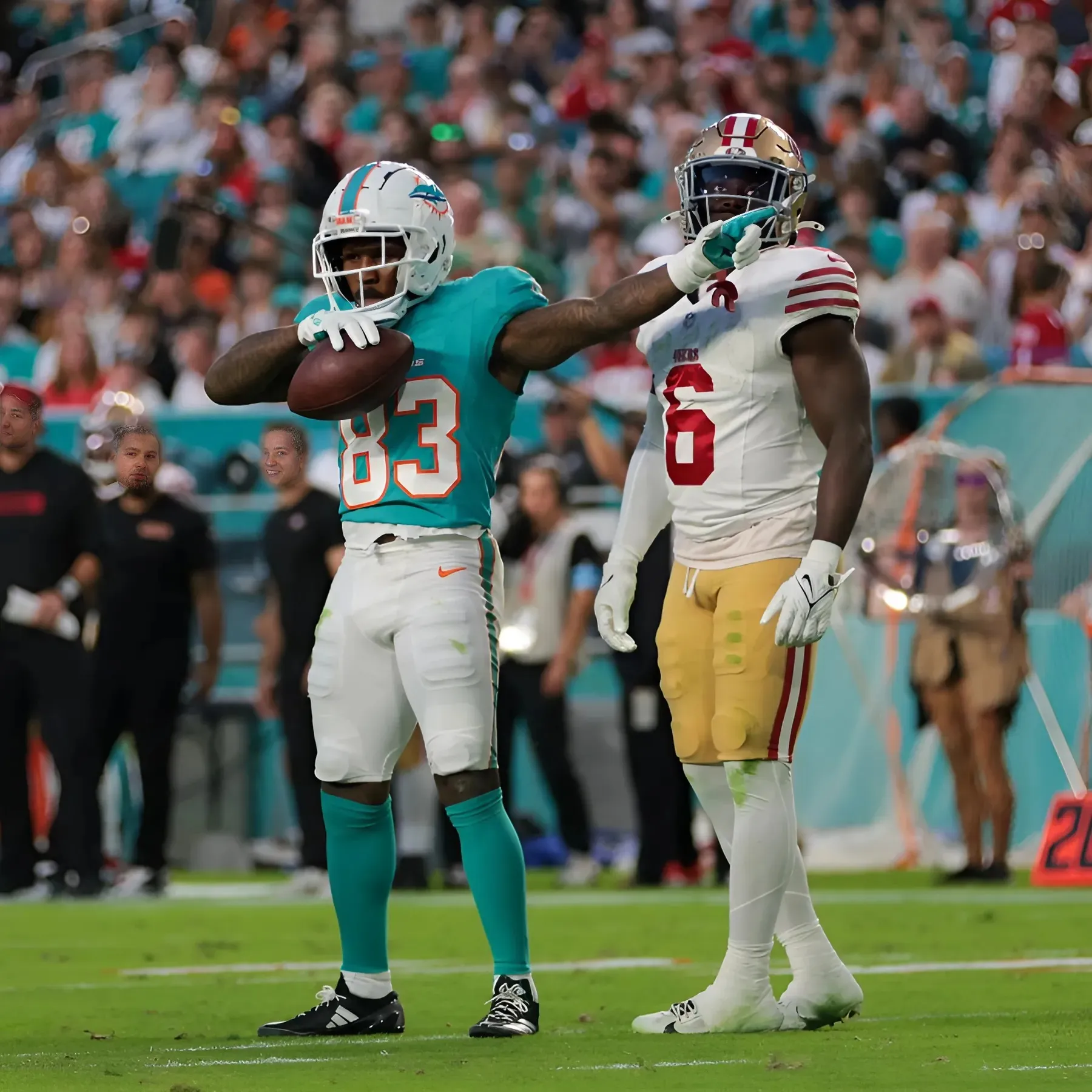 ‘A phenomenal job.’ The Dolphins had a right guard rotation against the Niners. Here’s why